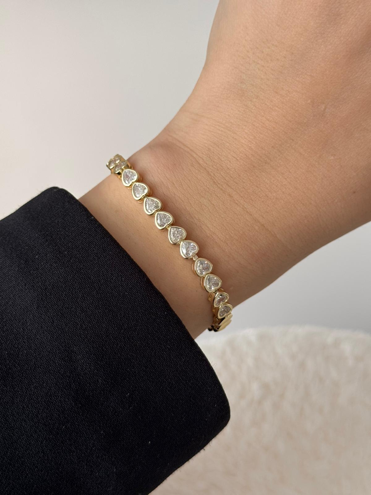 VIP Heart Stone Bracelet