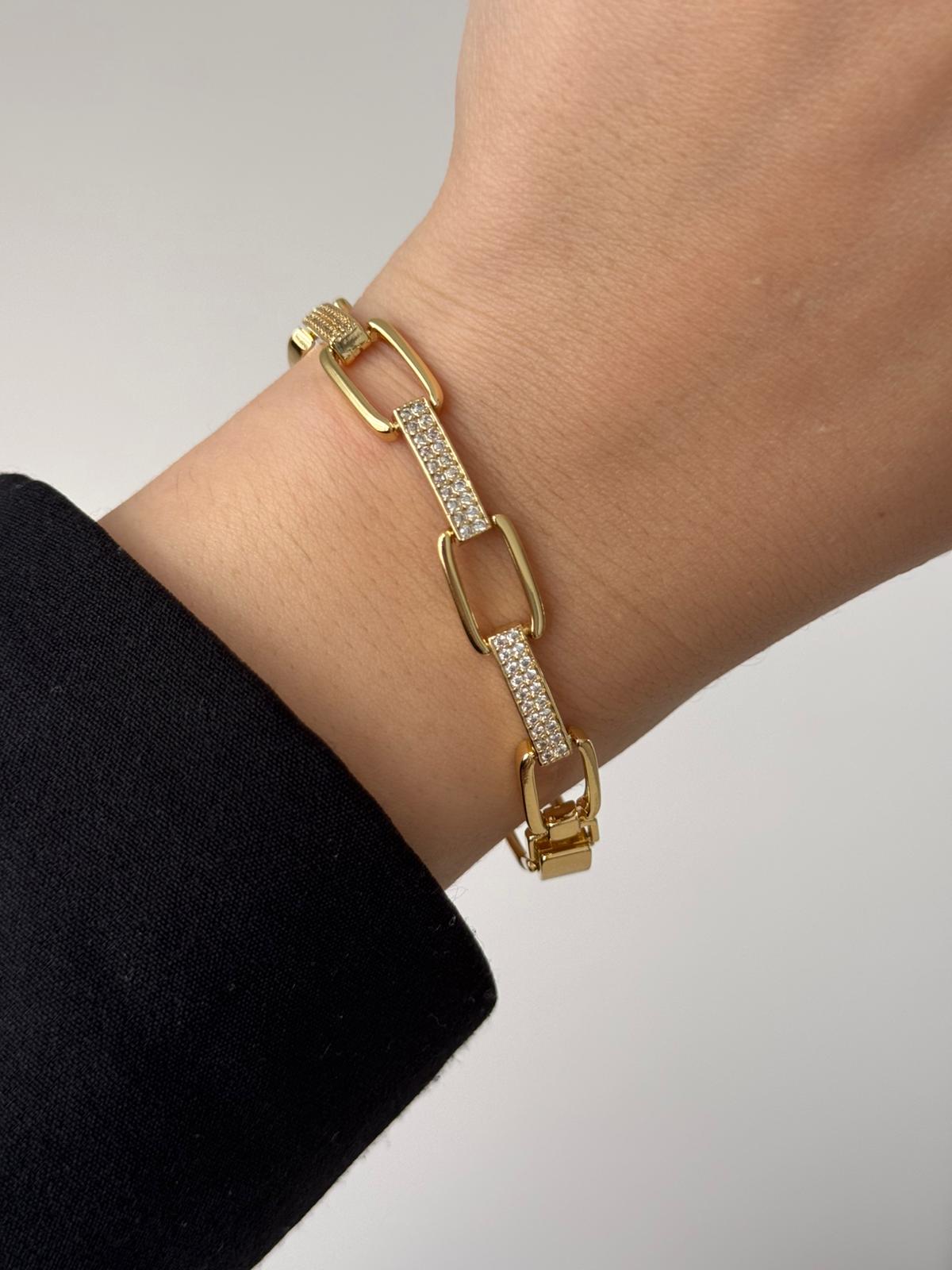 VIP Paperclip Gold Bracelet