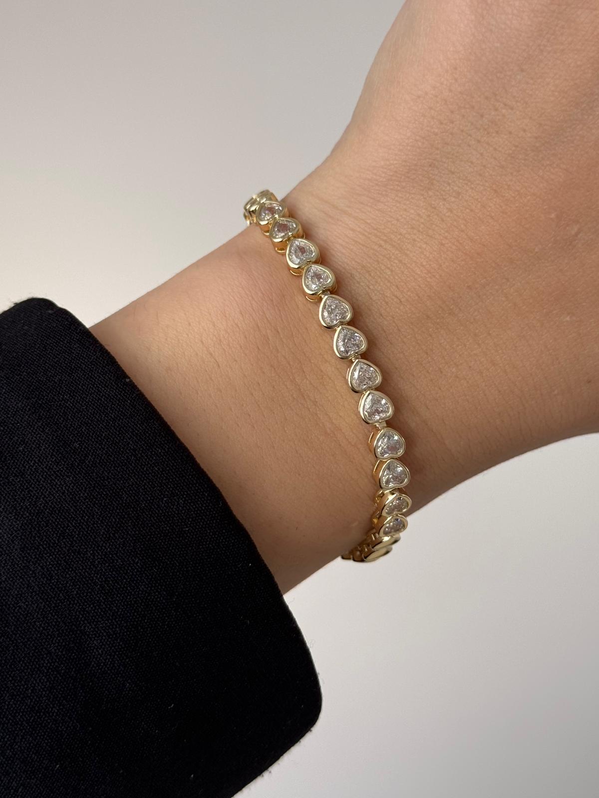 VIP Heart Stone Bracelet