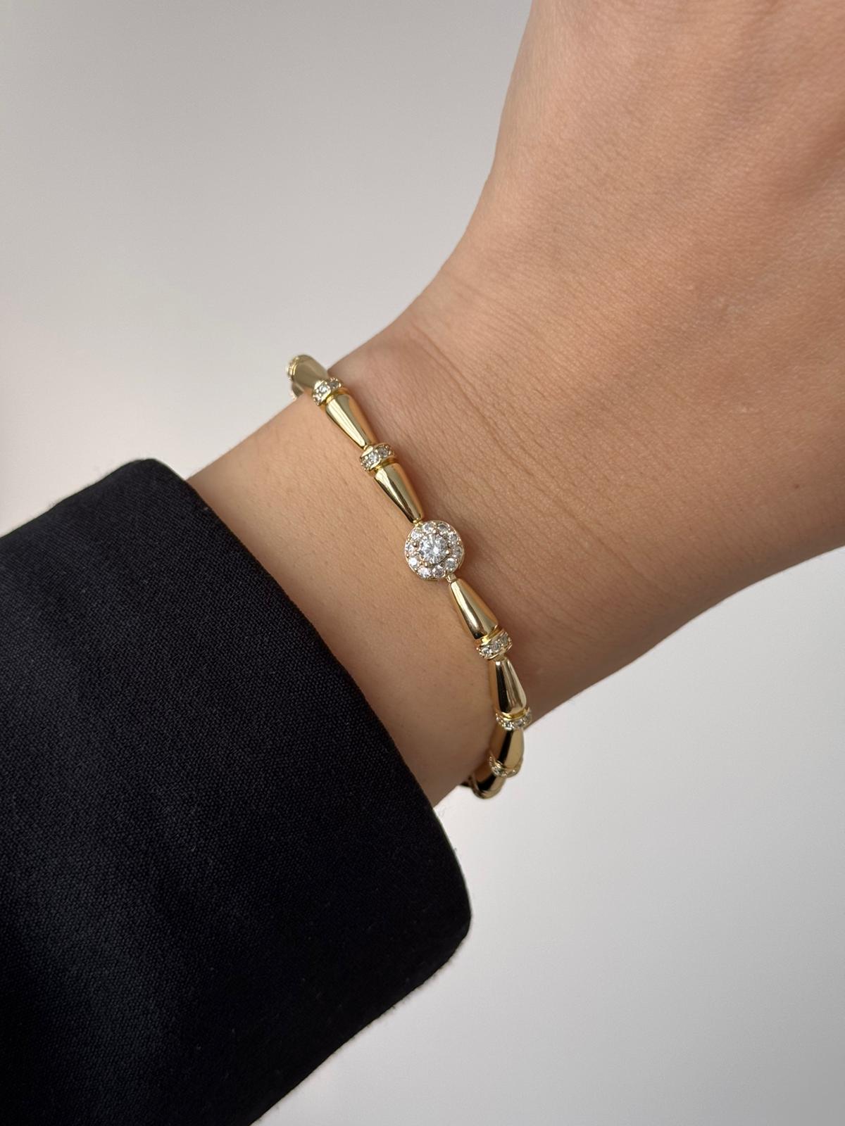 VIP Zircon Bone Bracelet