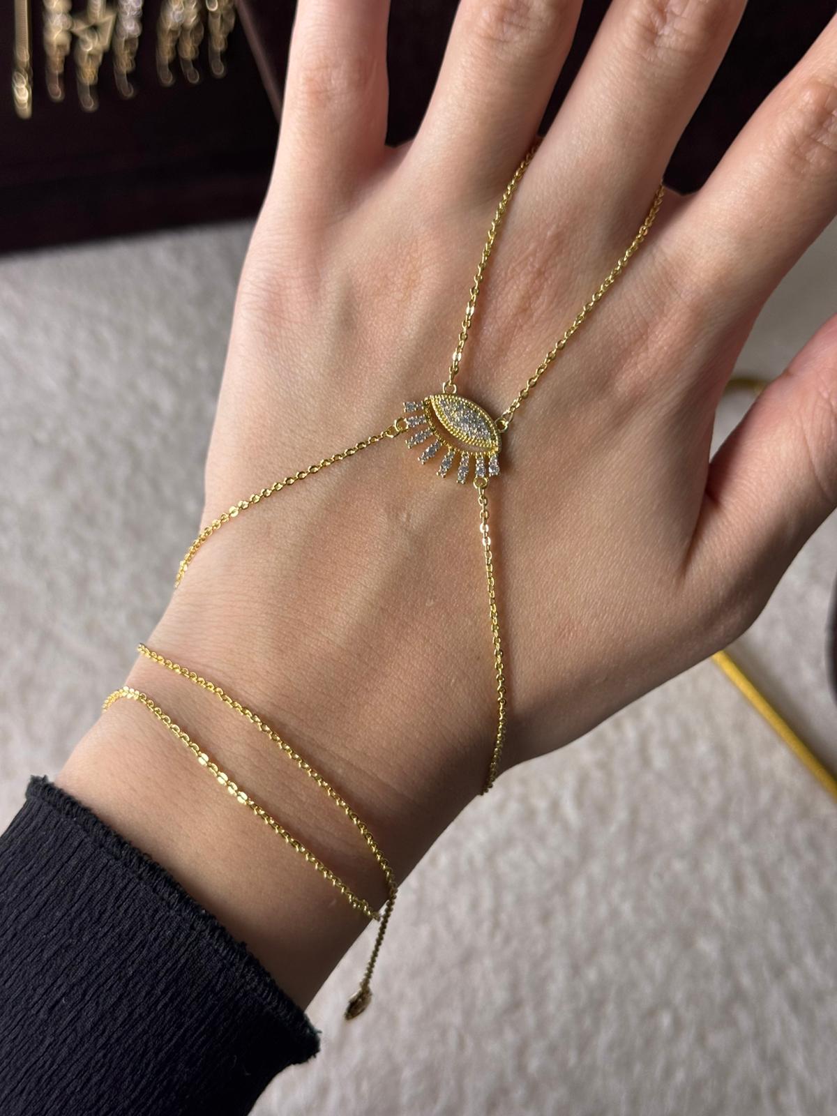 Kirpikli Göz Şahmeran Gold 