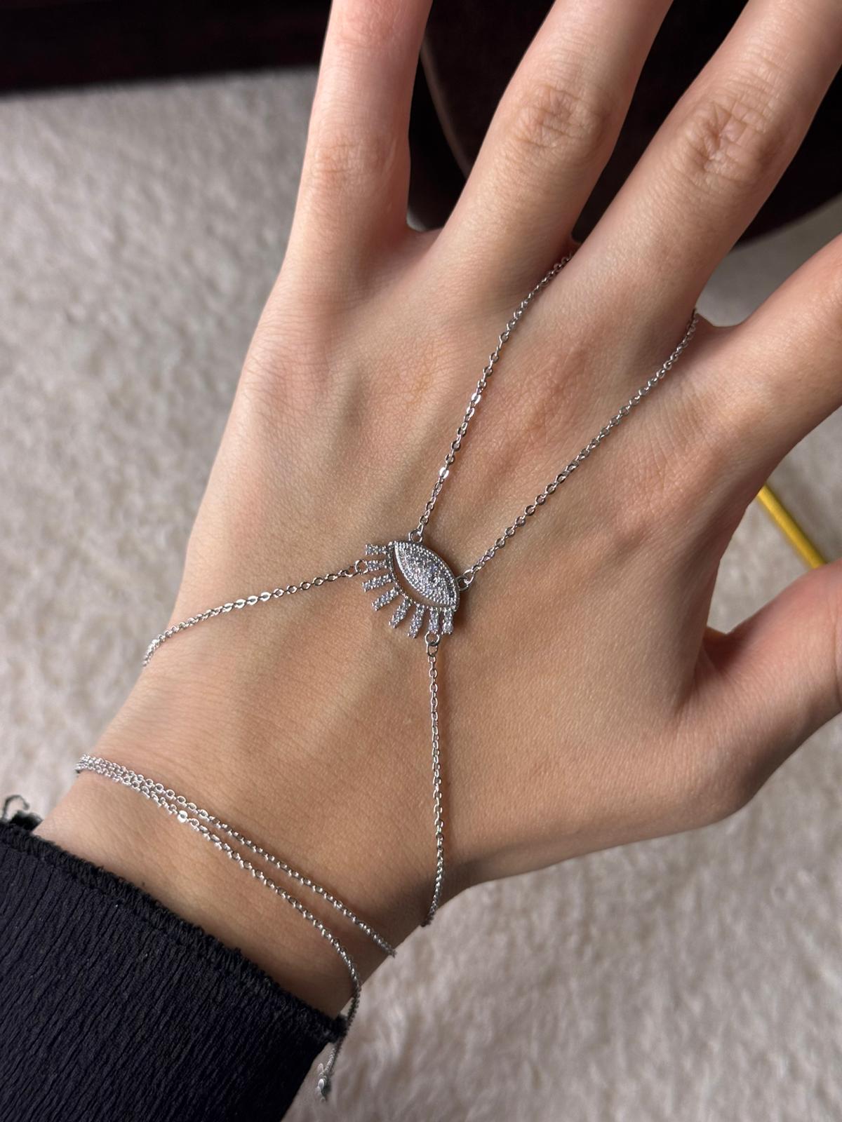 Kirpikli Göz Şahmeran Silver 