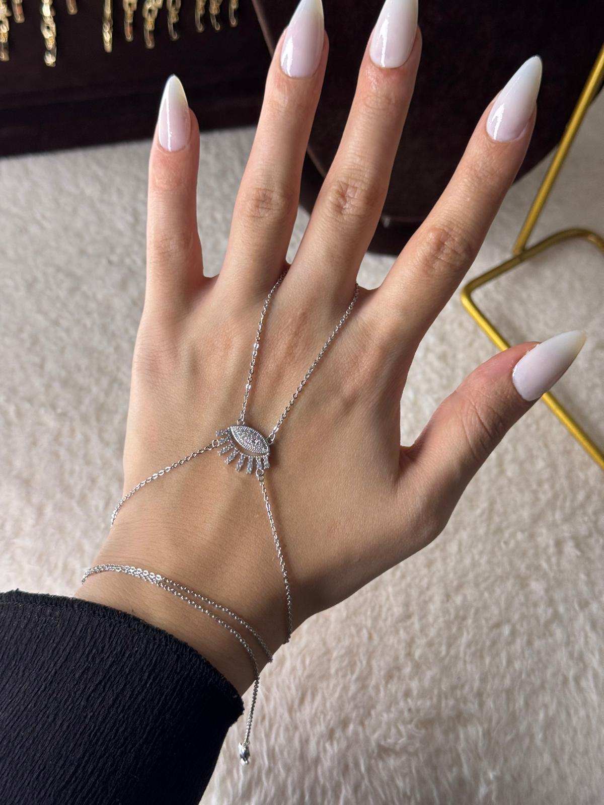 Kirpikli Göz Şahmeran Silver 