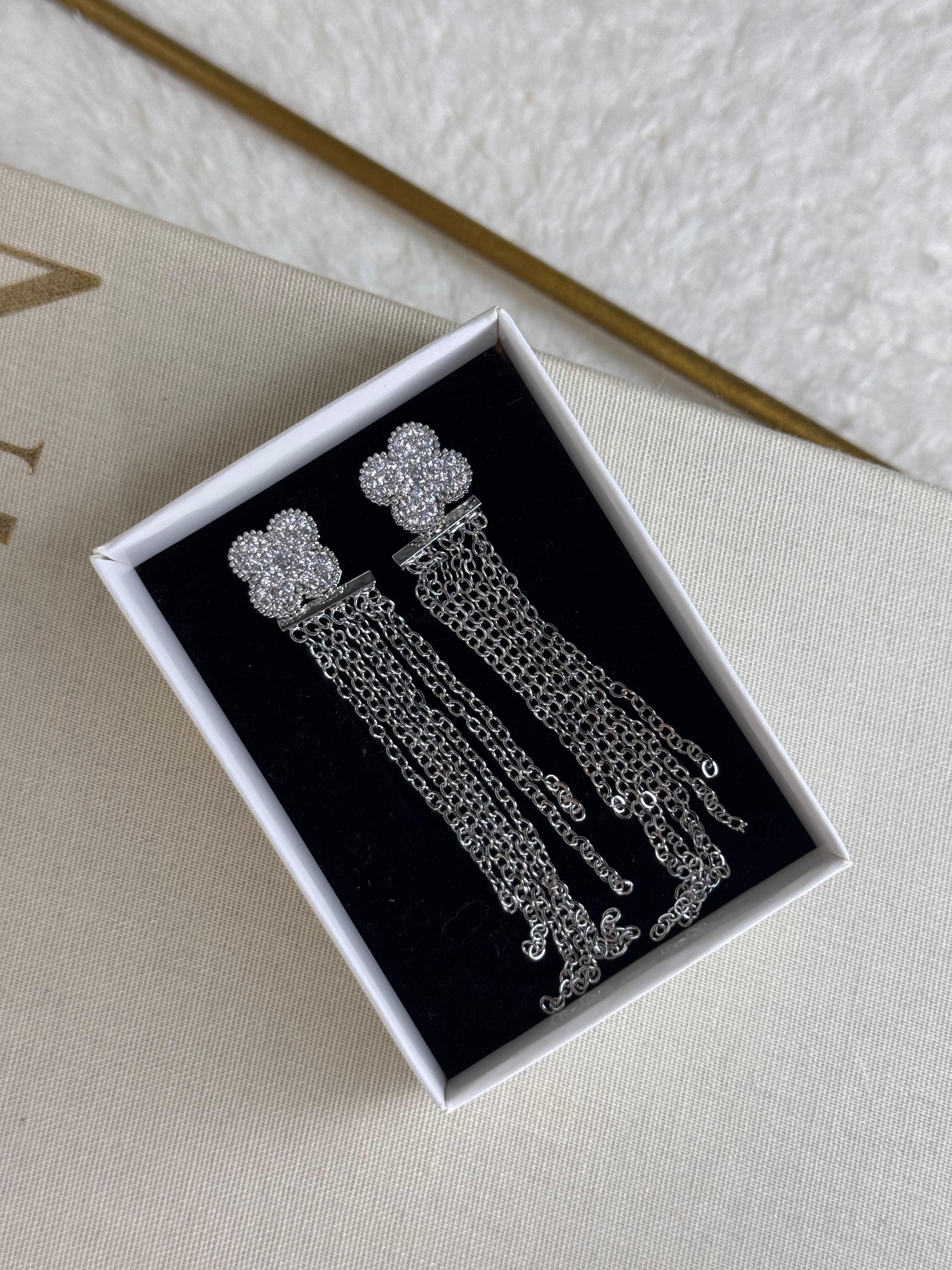 VIP Clover Drop Earrings