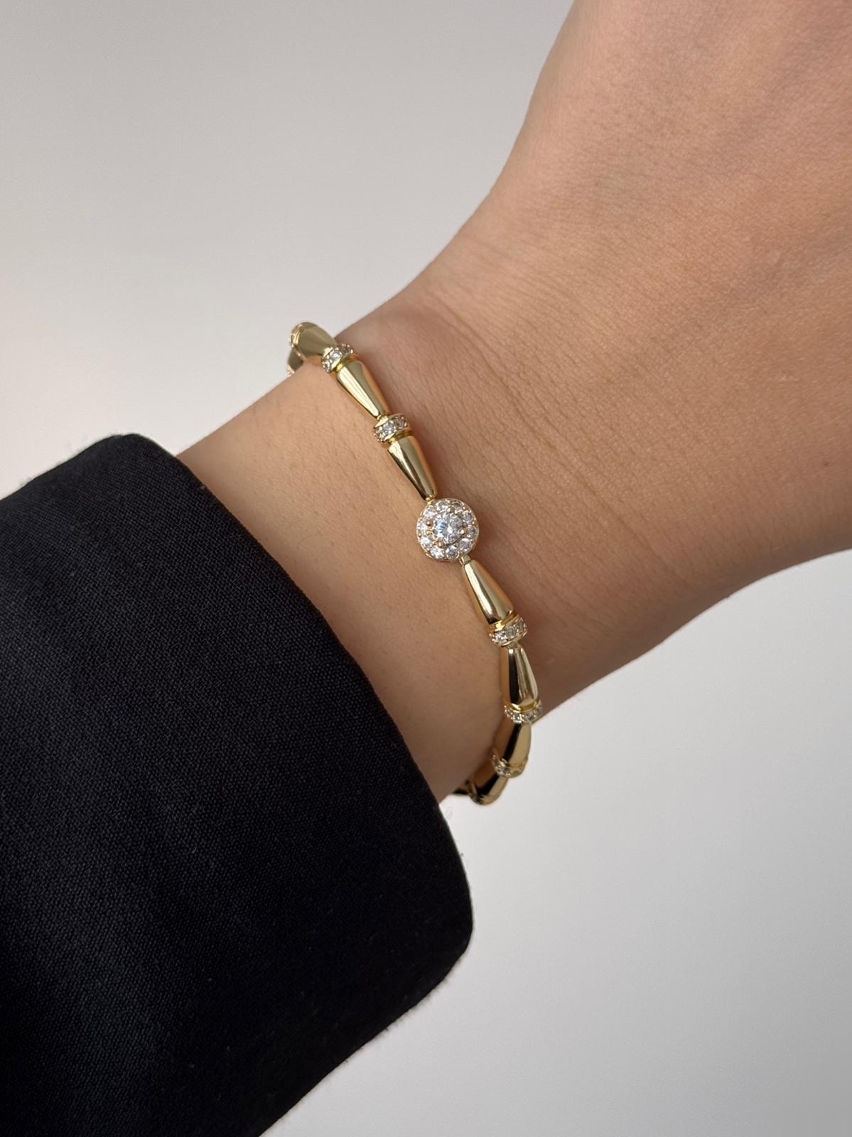 VIP Zircon Bone Bracelet