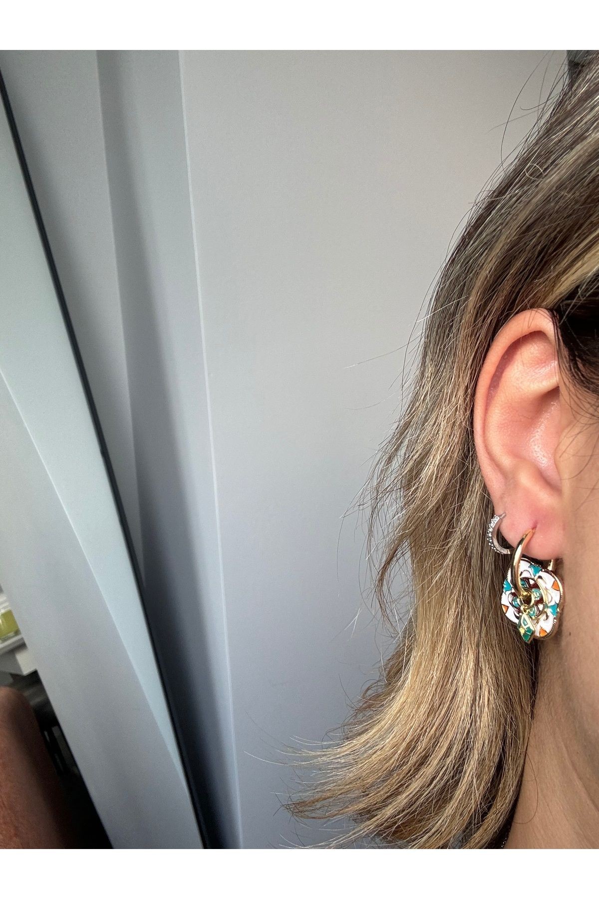 Kadın Vintage Charm Küpe