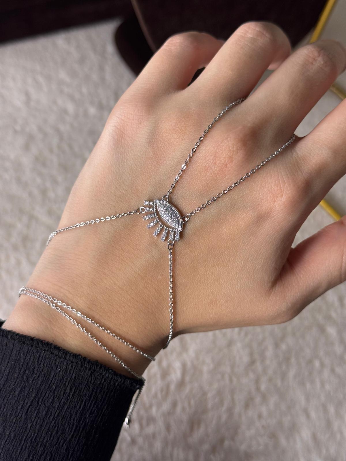 Kirpikli Göz Şahmeran Silver 