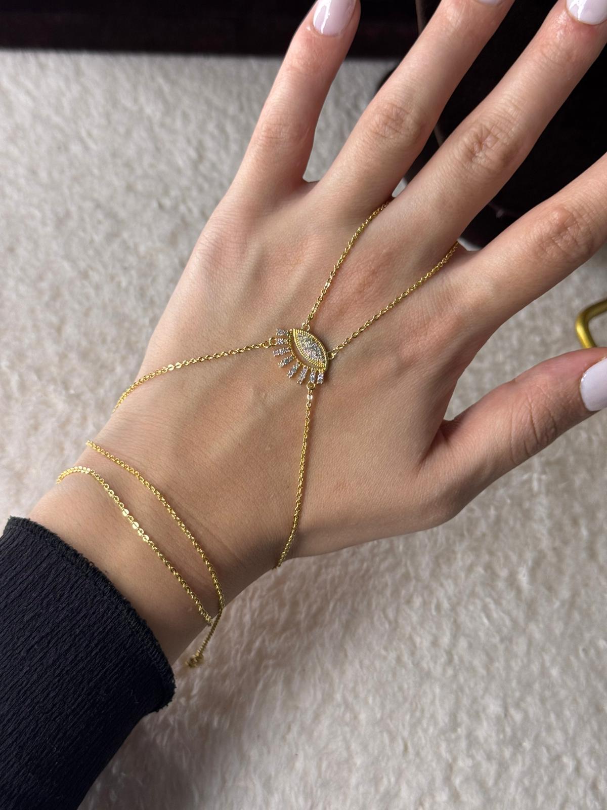 Kirpikli Göz Şahmeran Gold 