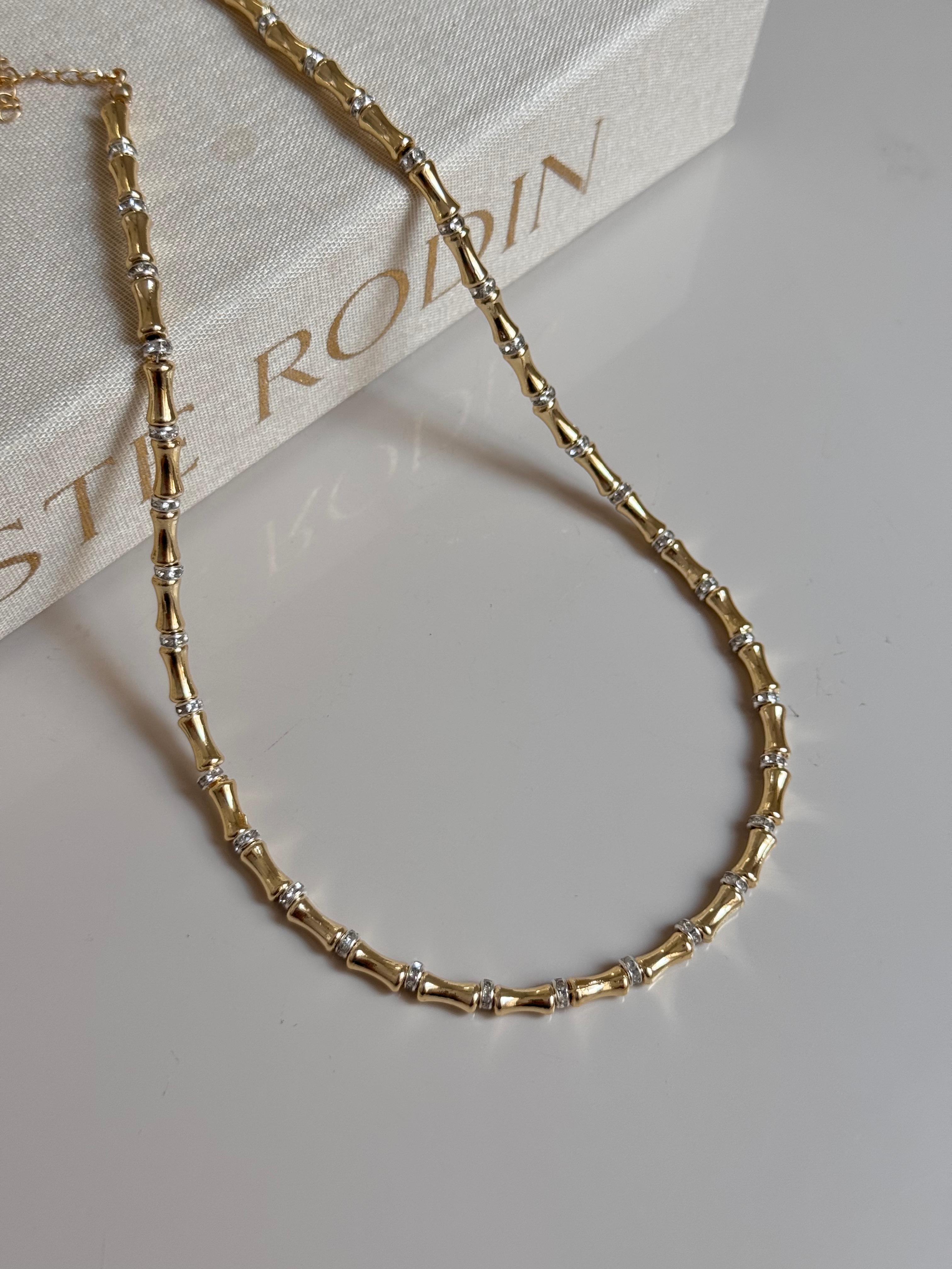 Gold Kalın Formlu Kadın Çelik Kolye