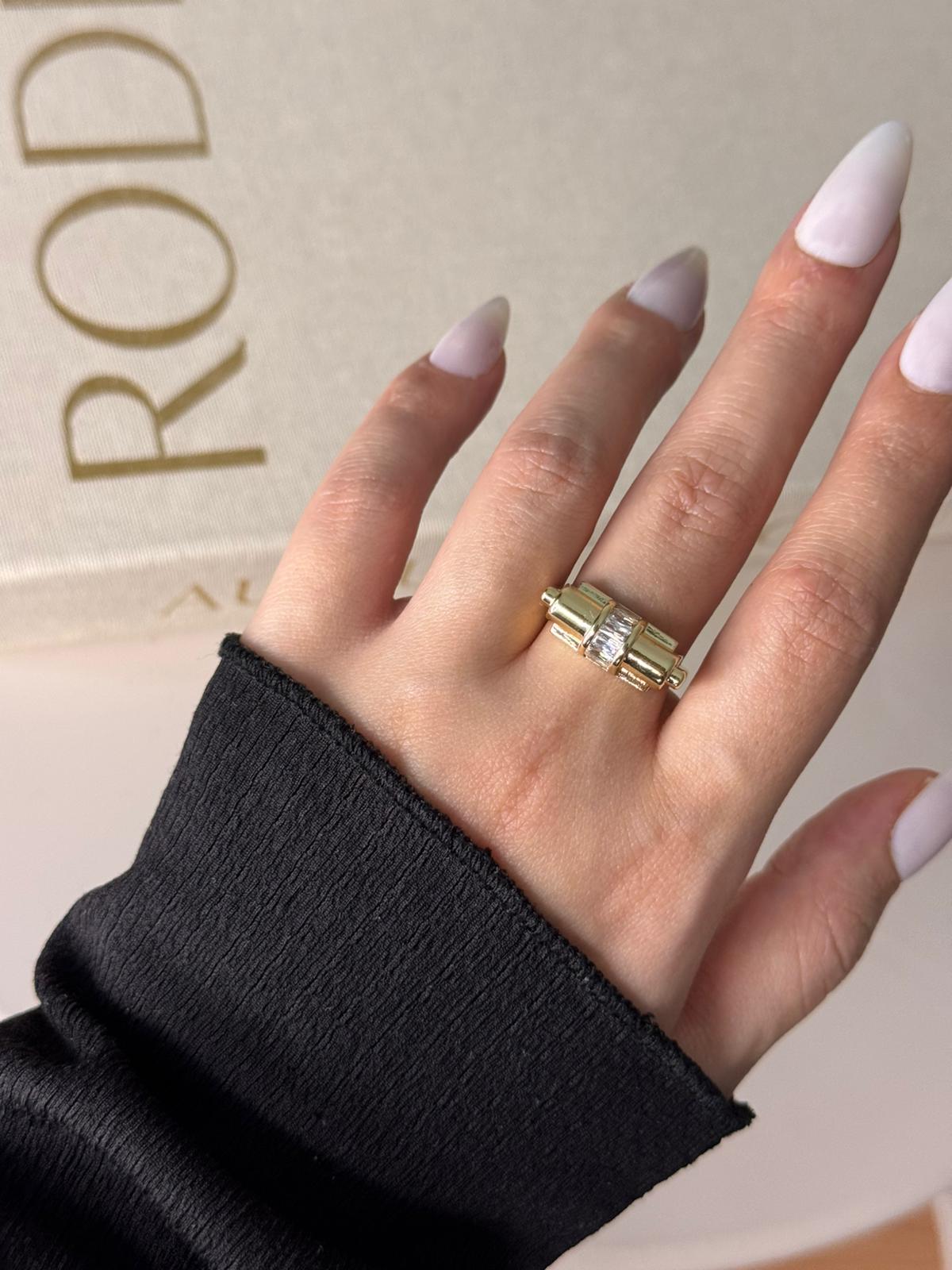 Taşlı Yassı Yüzük