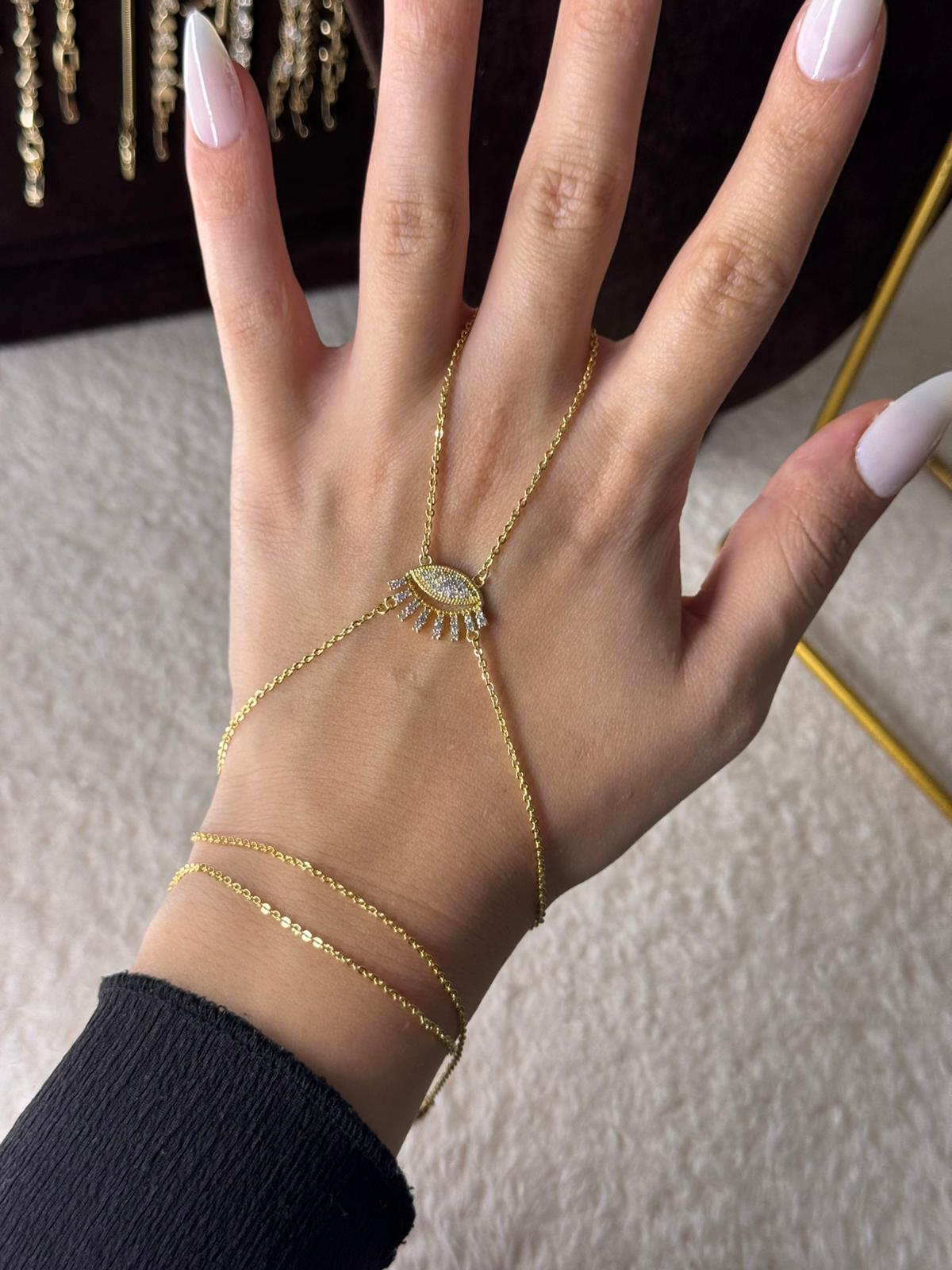 Kirpikli Göz Şahmeran Gold 