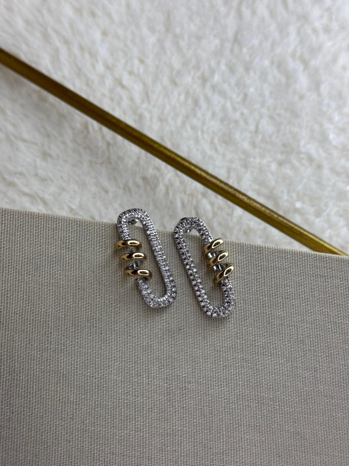 Mix Zircon Earrings