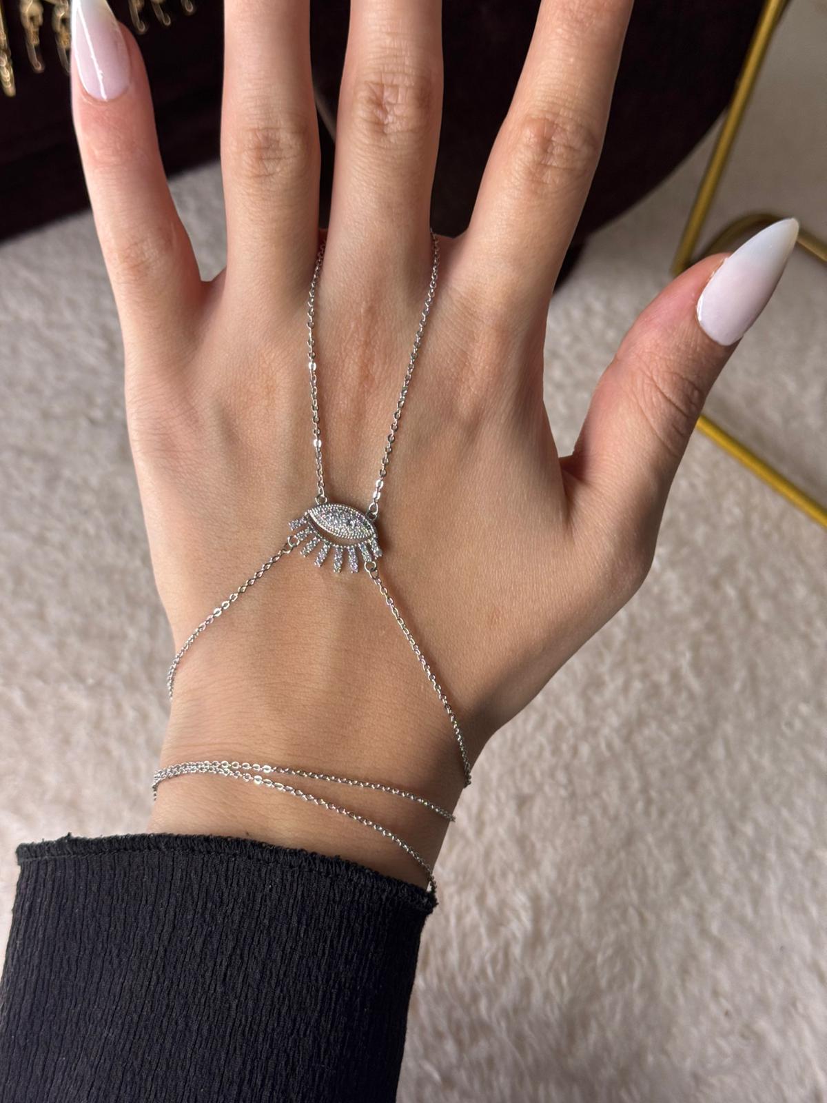 Kirpikli Göz Şahmeran Silver 