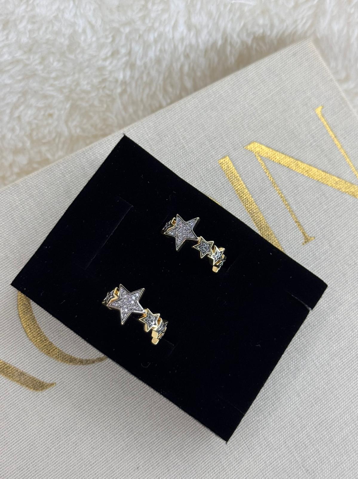 Stars Hoop Earrings