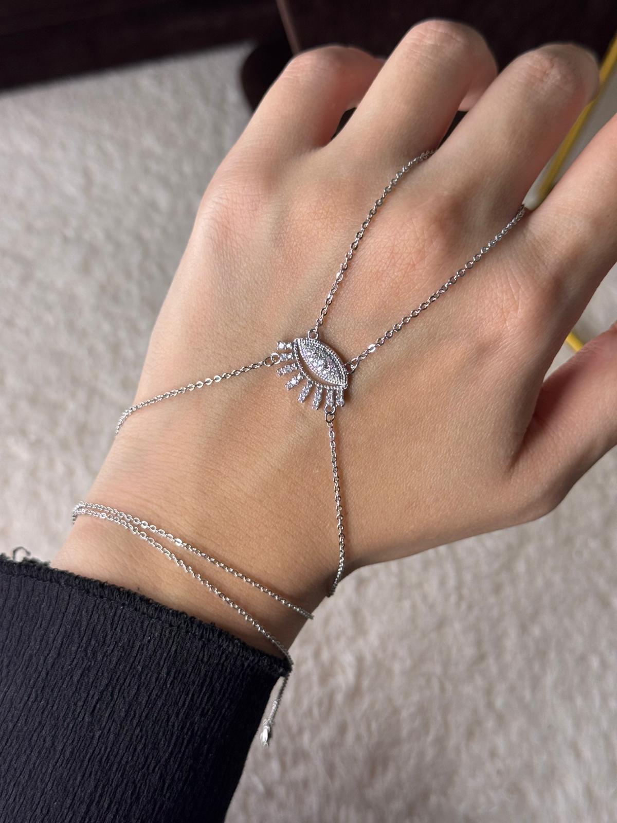 Kirpikli Göz Şahmeran Silver 