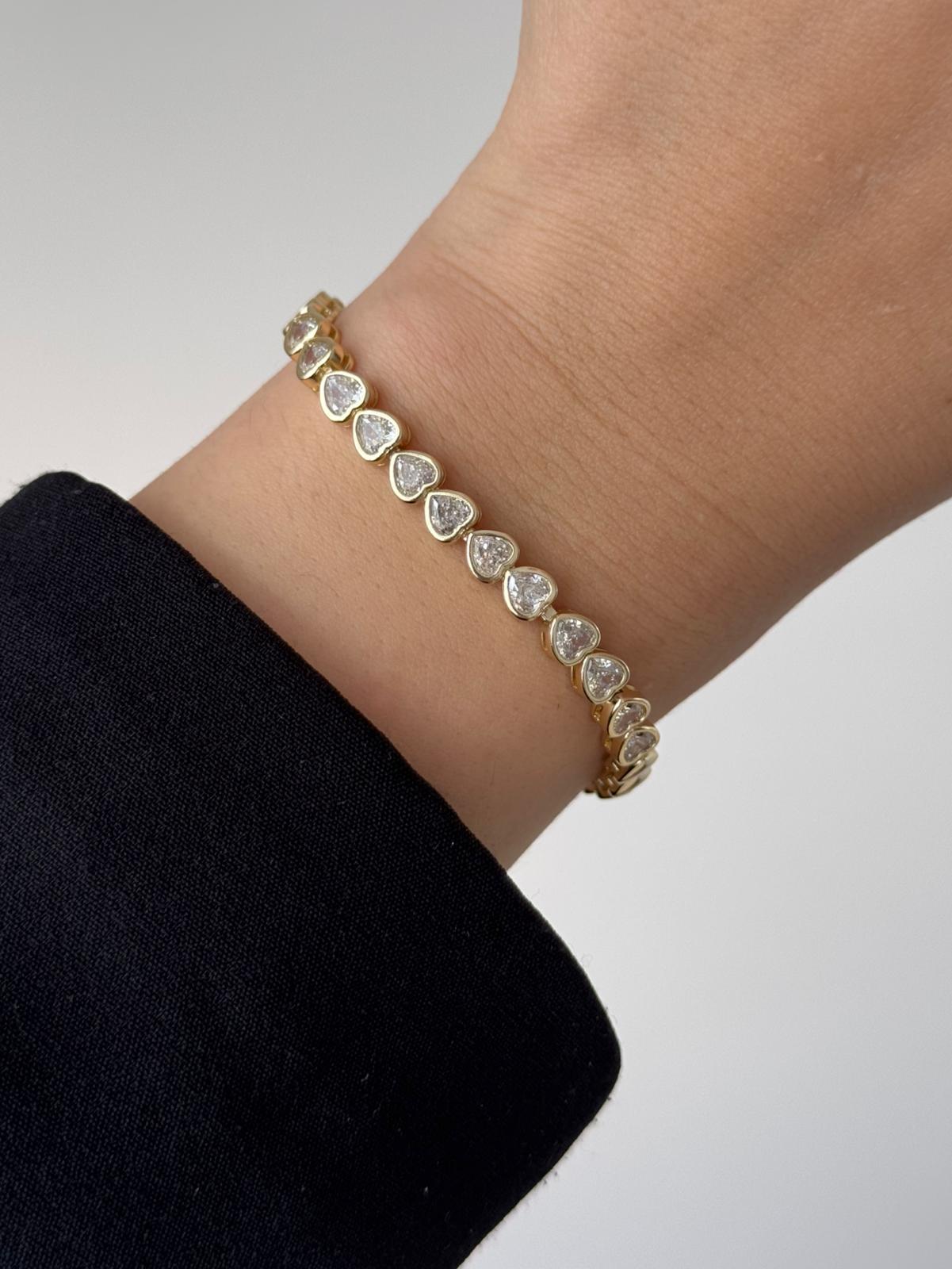 VIP Heart Stone Bracelet