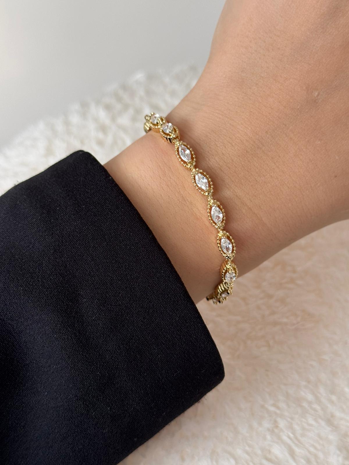 VIP Oval Stone Bracelet