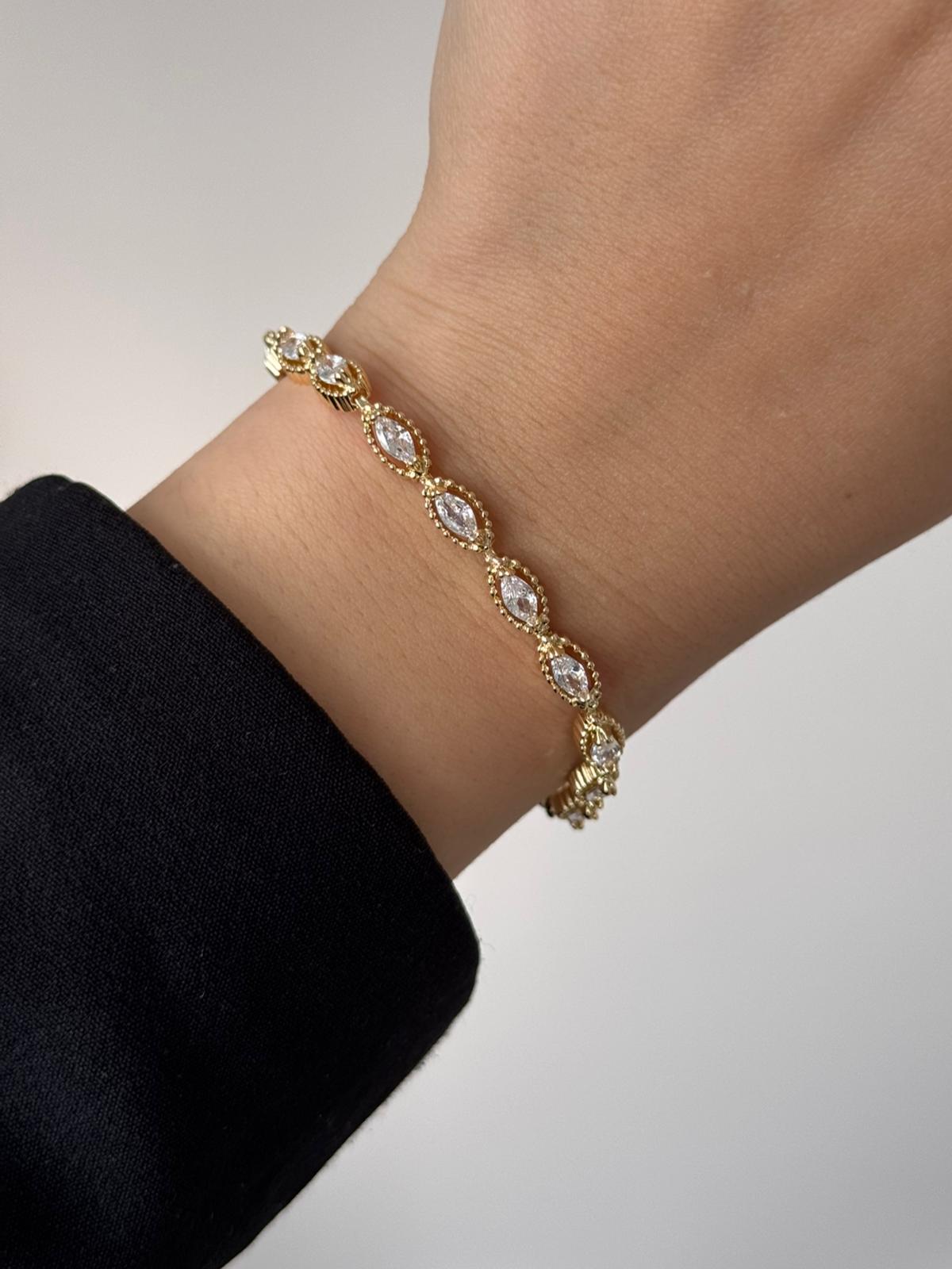 VIP Oval Stone Bracelet