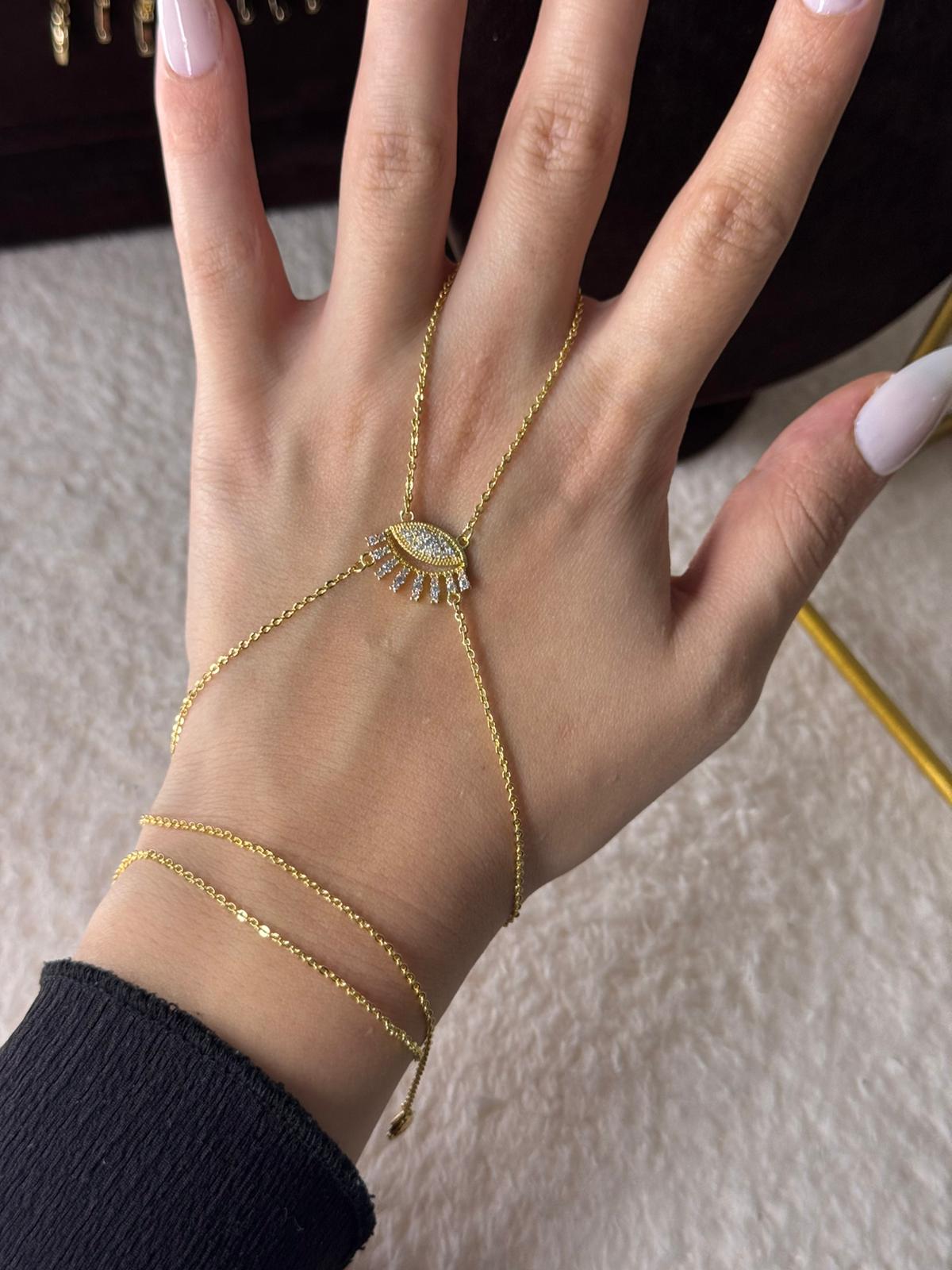 Kirpikli Göz Şahmeran Gold 