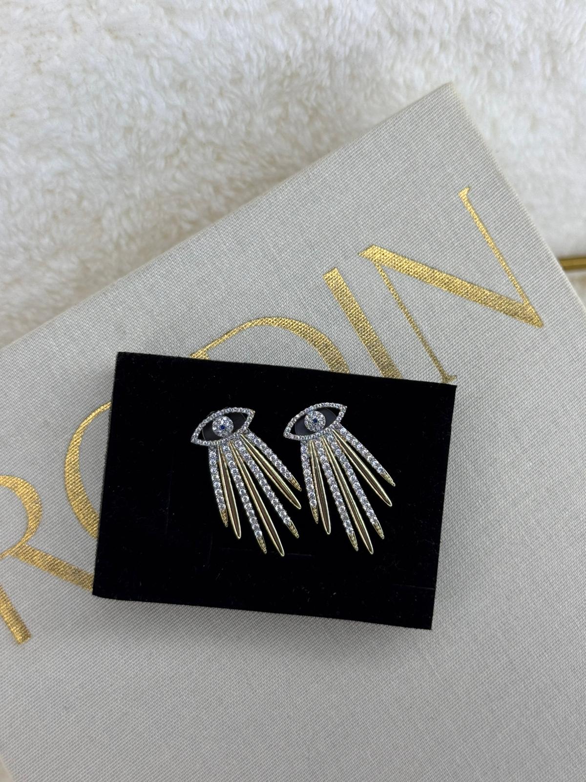 Zircon Eye Earrings
