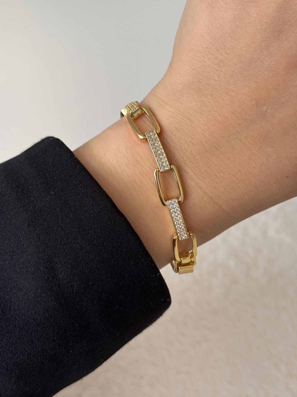VIP Paperclip Gold Bracelet