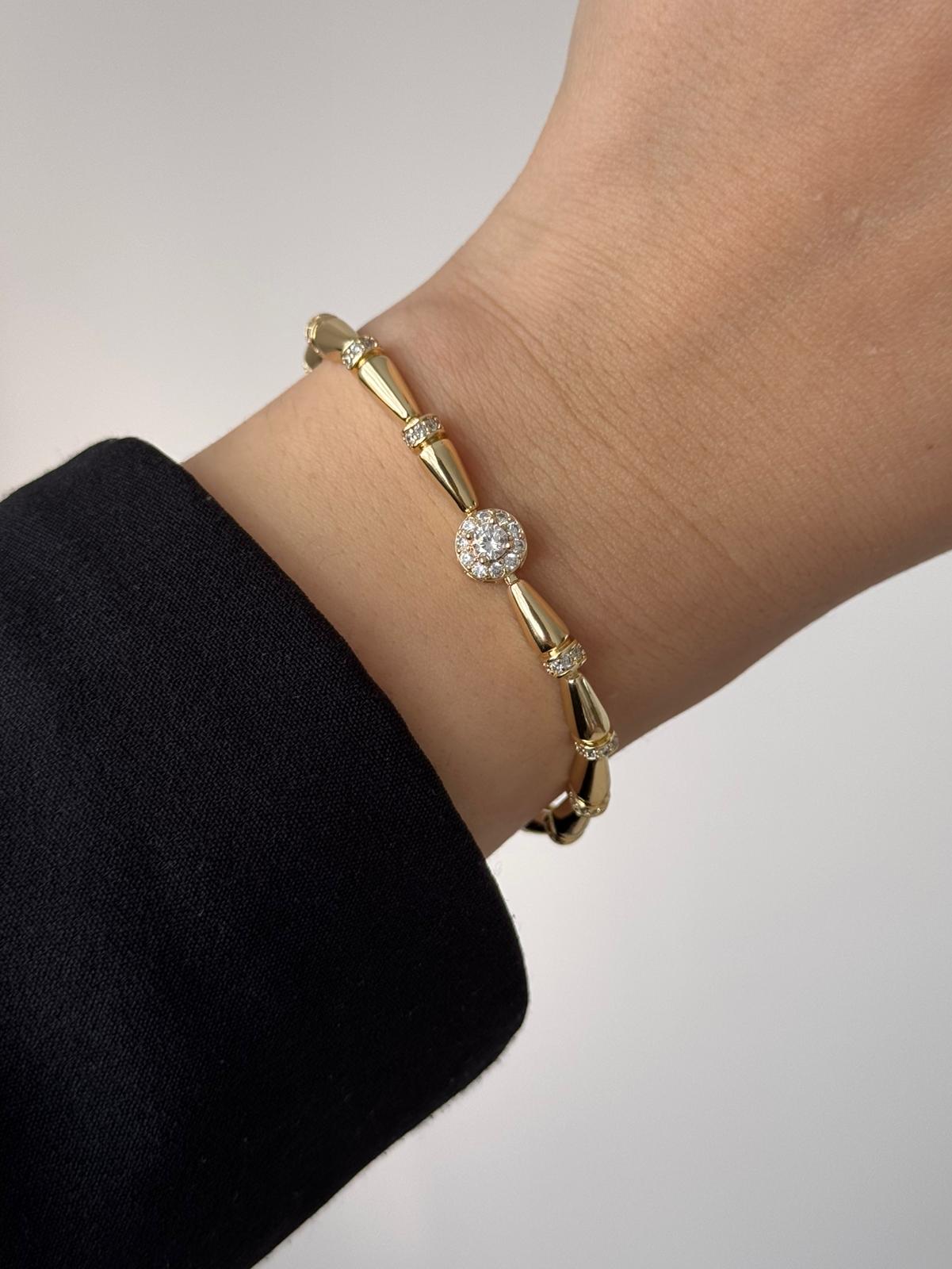 VIP Zircon Bone Bracelet