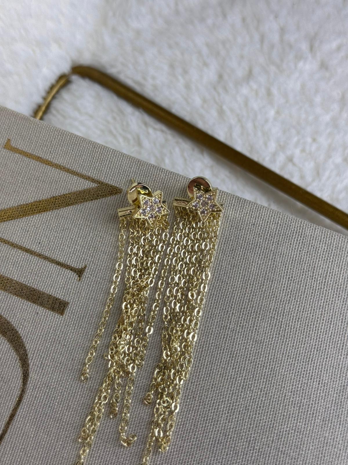 Stone Heart Earrings