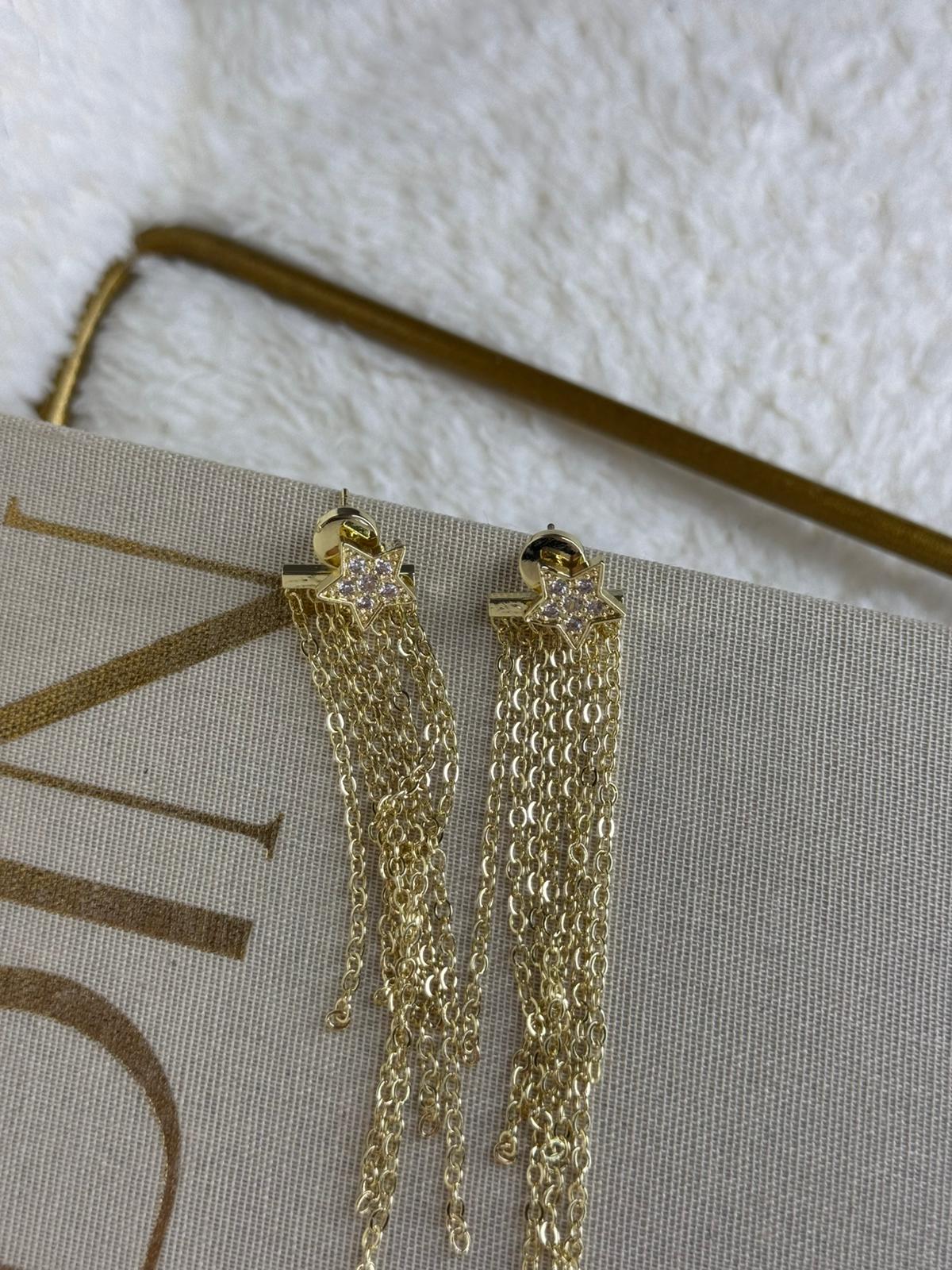 Stone Heart Earrings