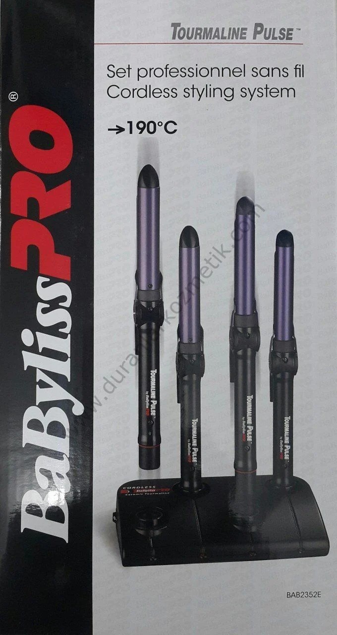 Babyliss Pro 2352E Tourmaline Pulse 4'lü Şarjlı Saç Maşası Seti