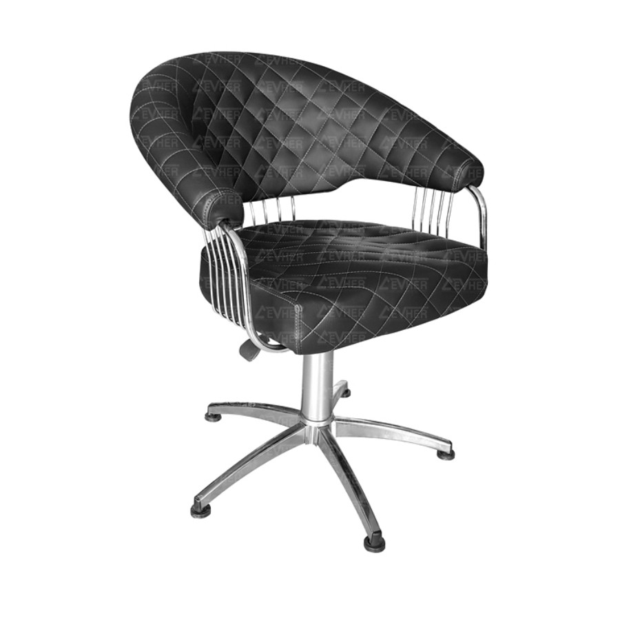 Bayan Koltuğu BTK-030-02 KROM-SİYAH - BTK030