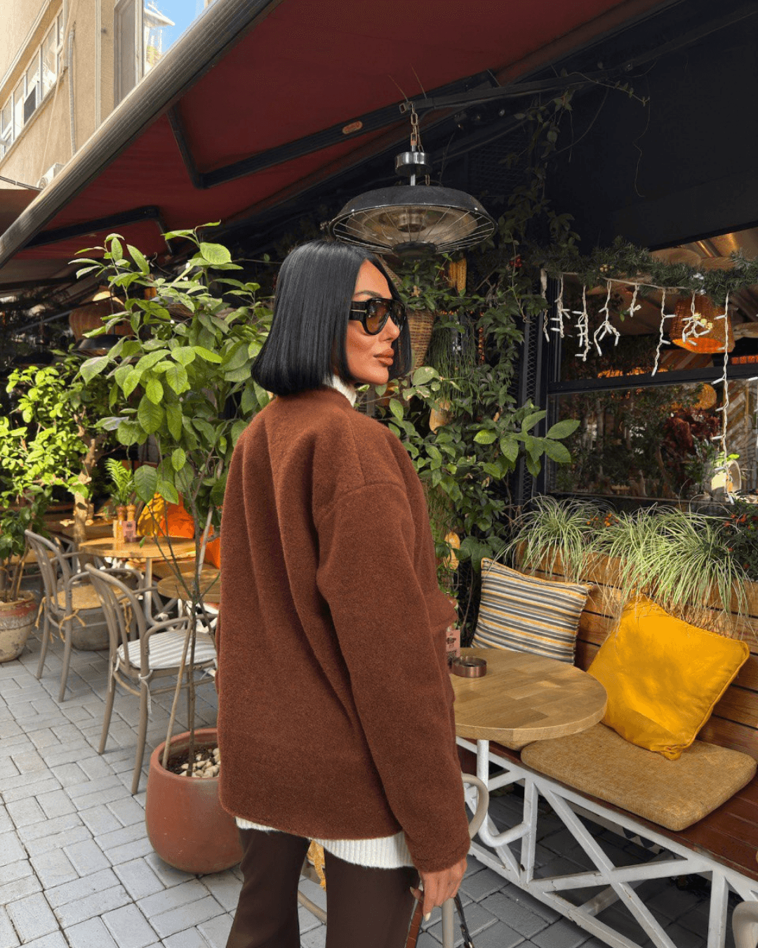 Lavinia Astarlı Suni Kürk Teddy Ceket 