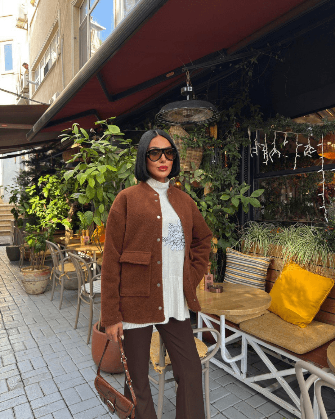 Lavinia Astarlı Suni Kürk Teddy Ceket 