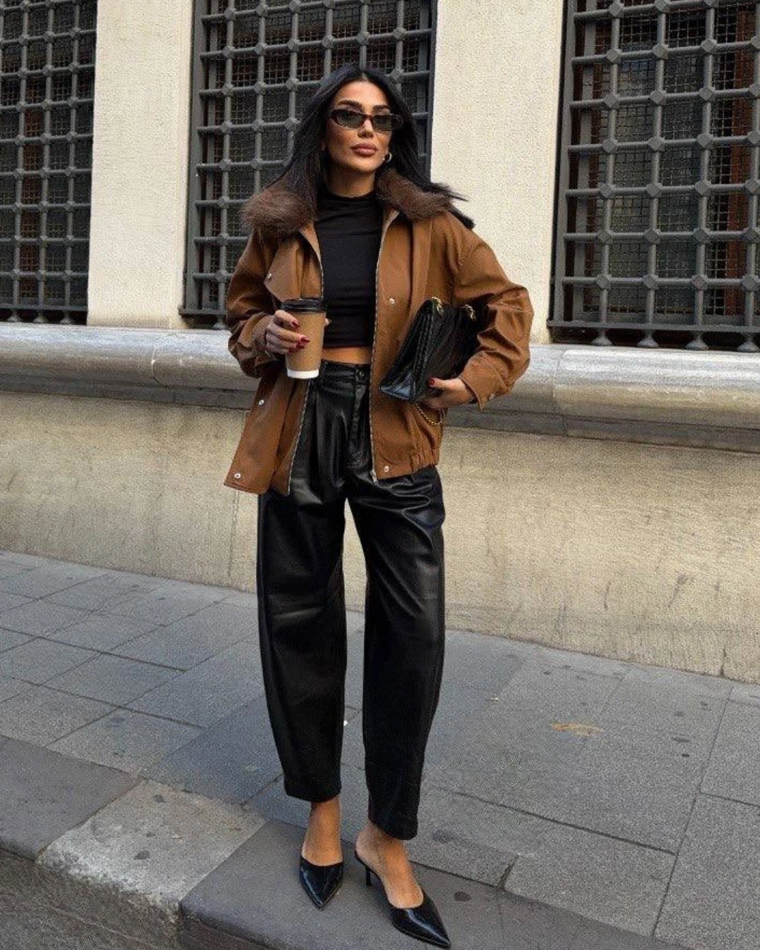 Yakası Kürklü Parka Bomber Ceket