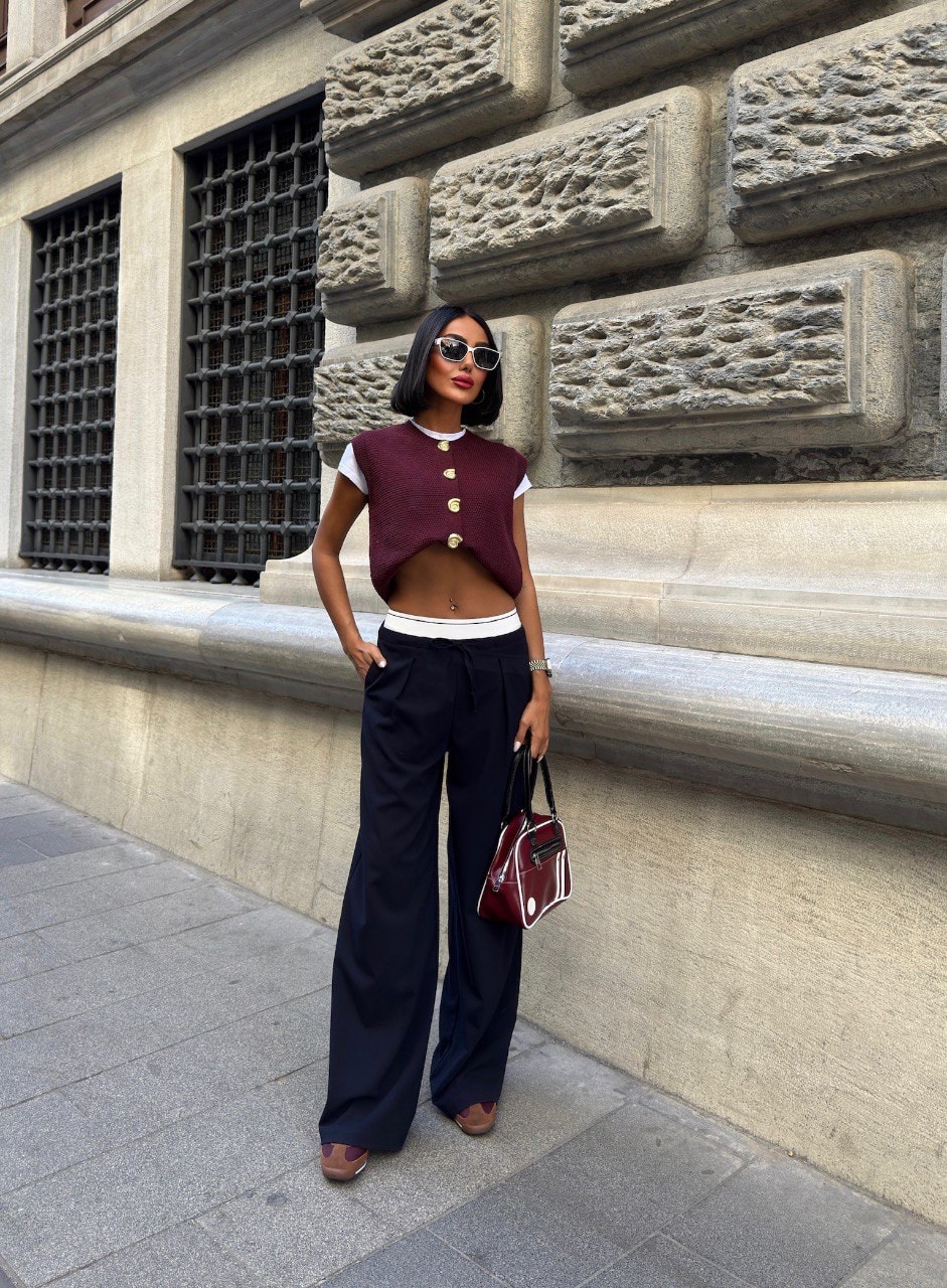 Beli Lastik Detaylı Rahat Casual Pantolon