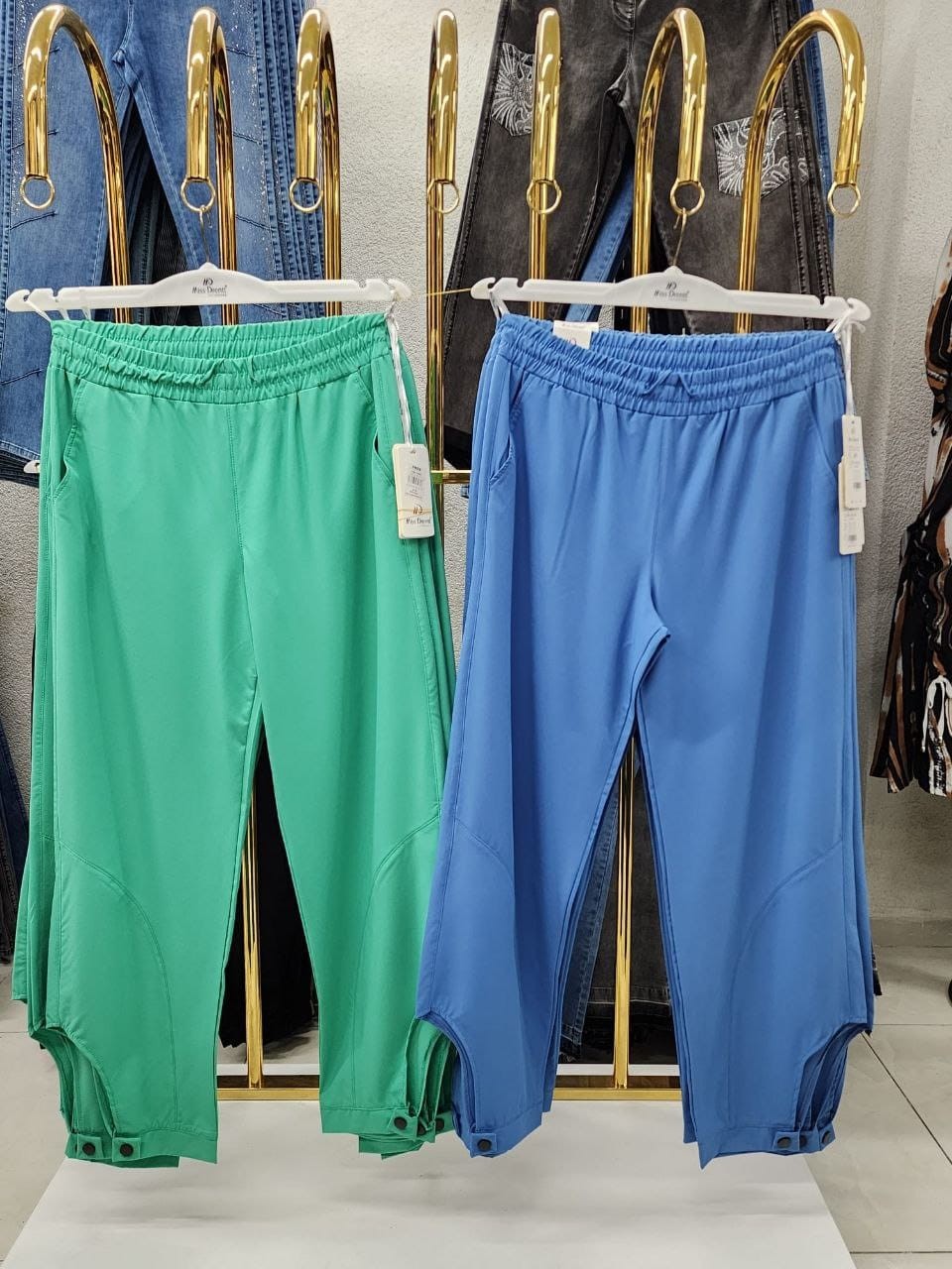  Büyük Beden Bayan Likralı Pantolon
