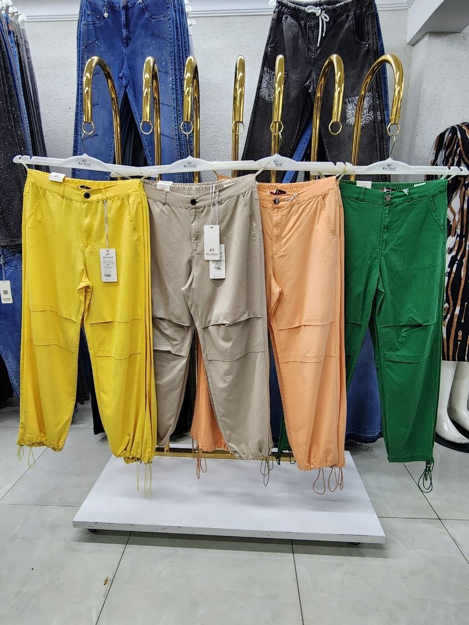  Büyük Beden Bayan Likralı Pantolon
