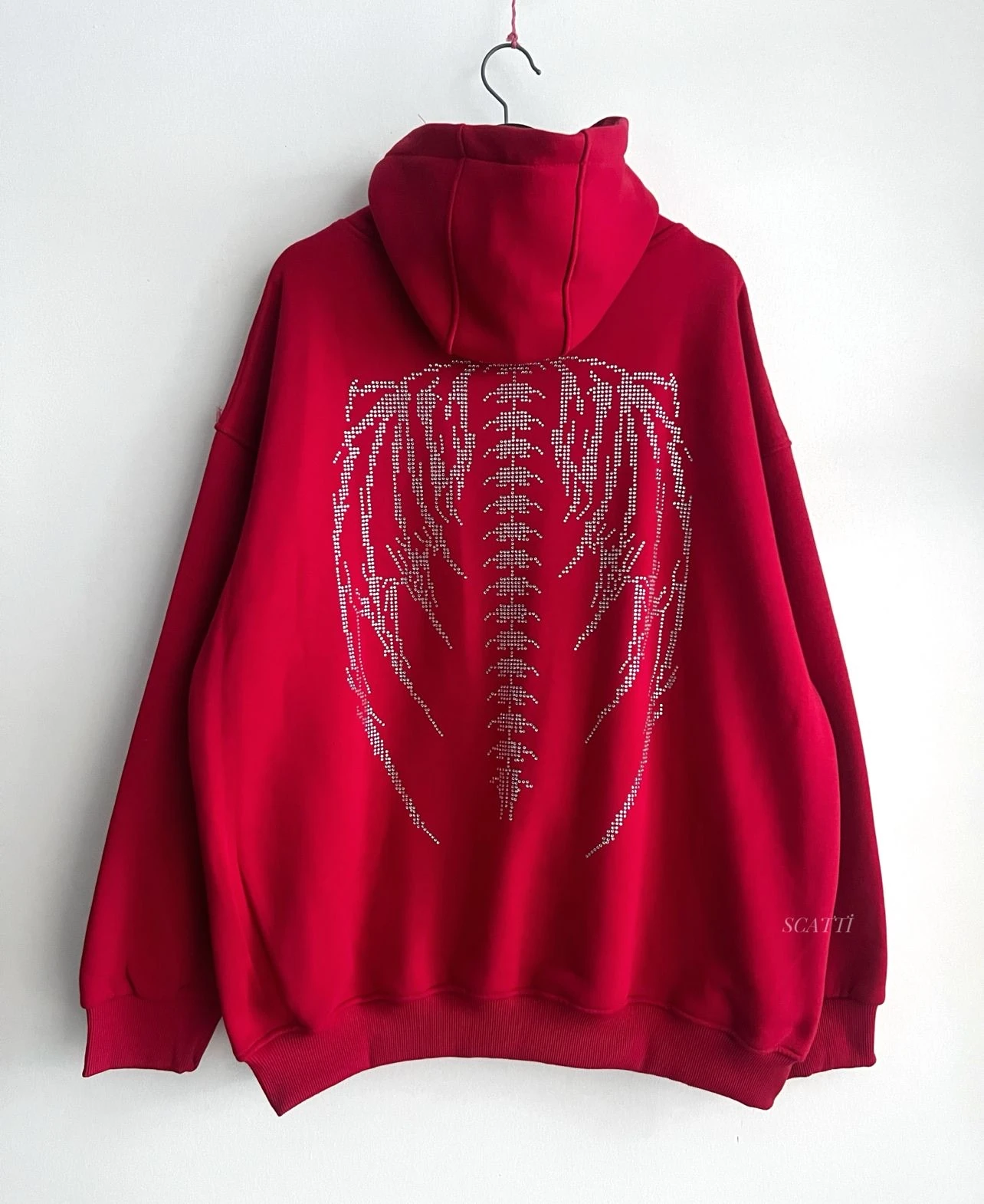 KIRMIZI TAŞLI KANAT SWEAT (SC558)