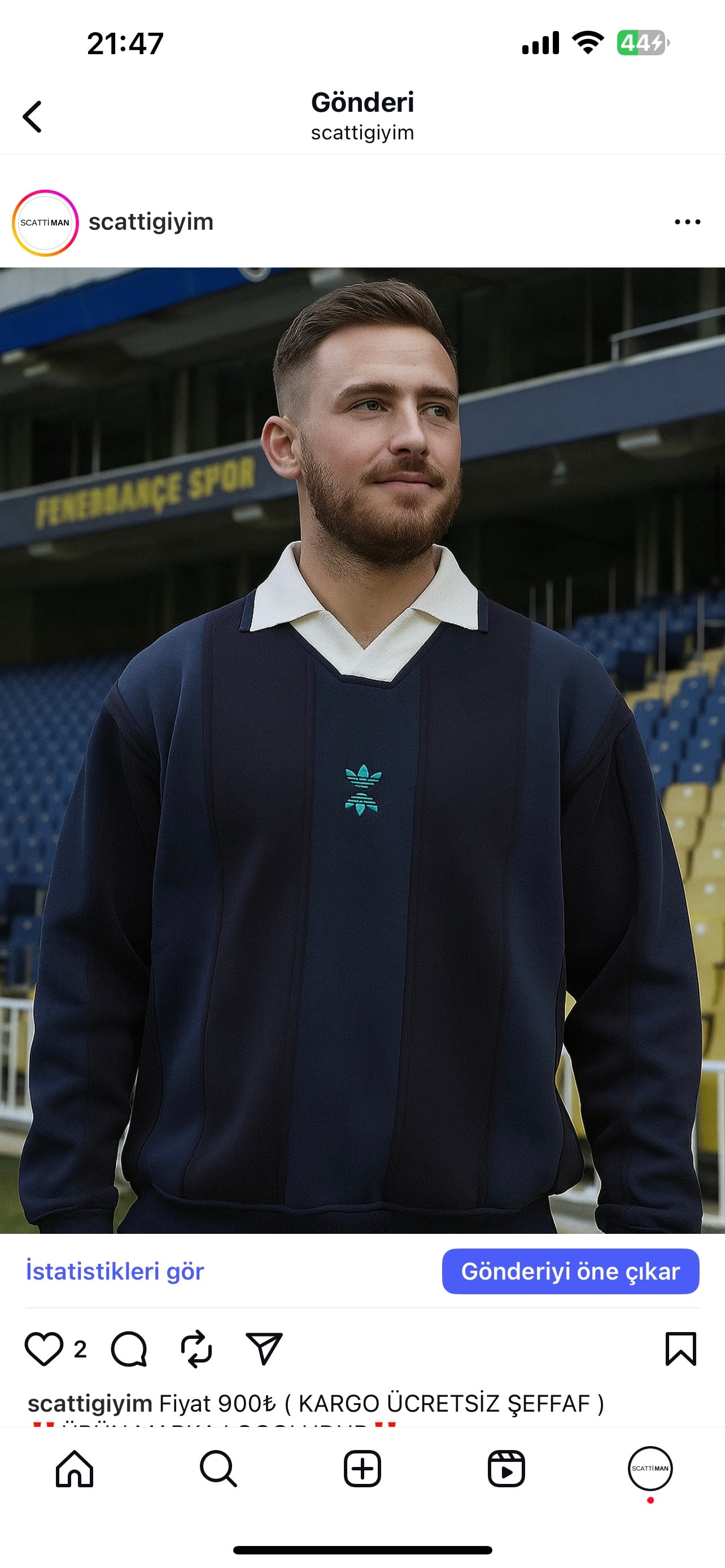 LACİVERT MOU SWEAT (SC292)