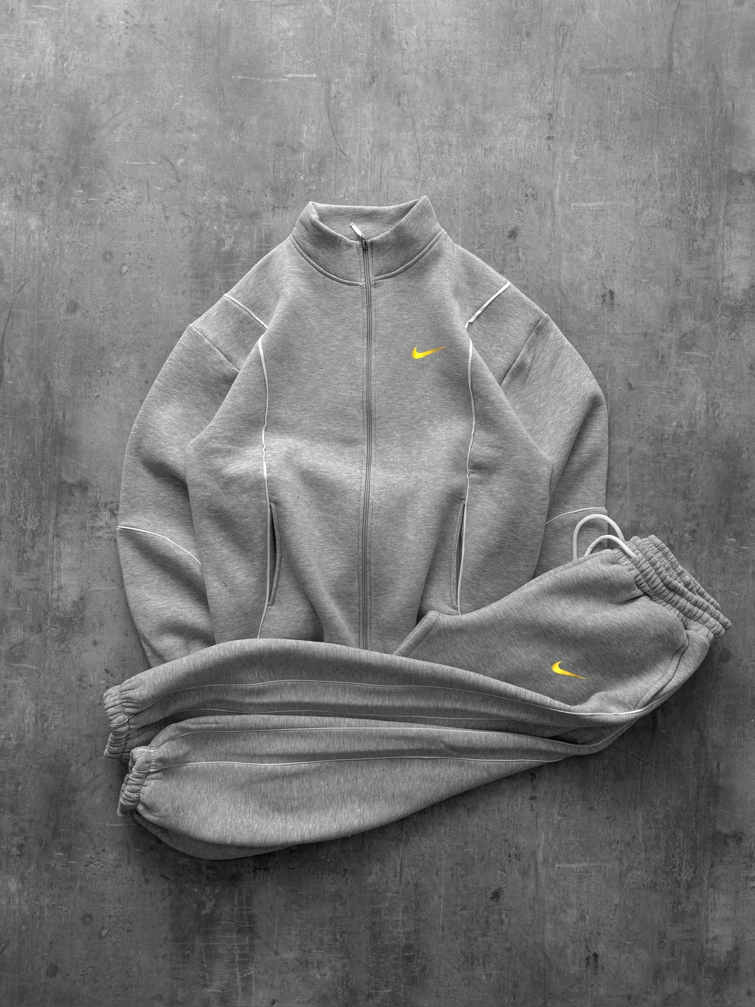 GRİ ÇİZGİLİ GOLD NIKE TAKIM (SC605)