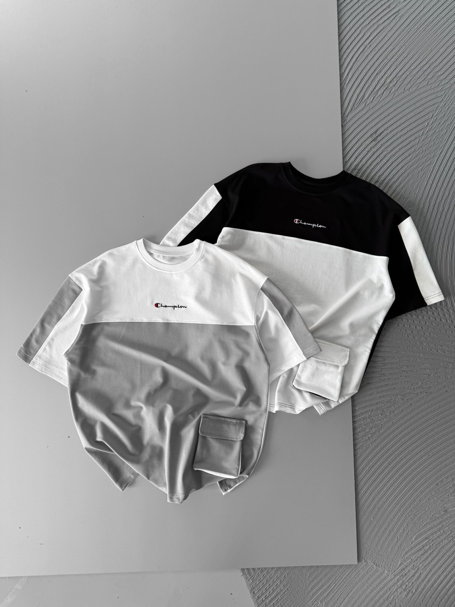 GRİ CHAMPION TSHIRT