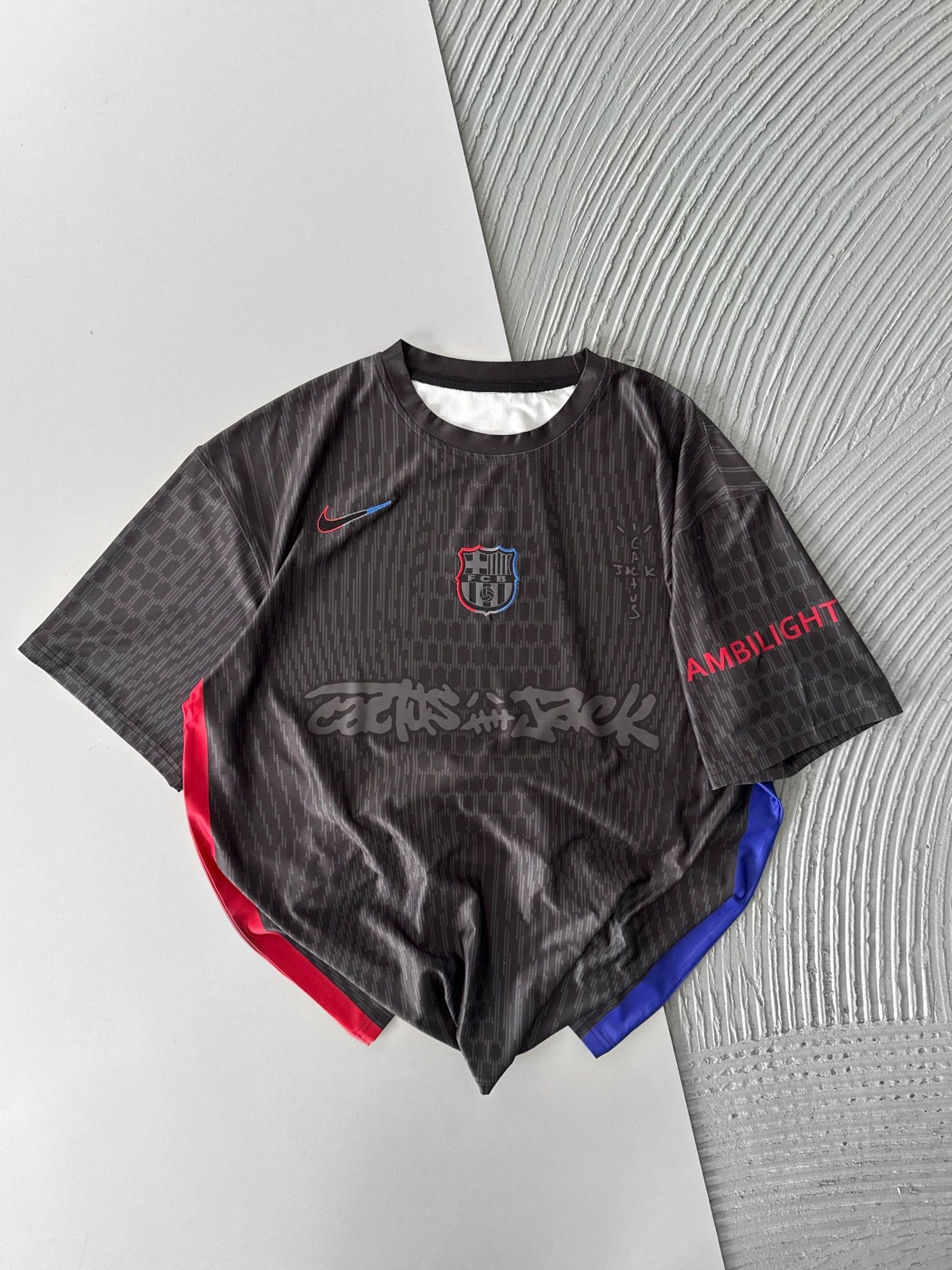 SİYAH YAZI BARCELONA TSHIRT