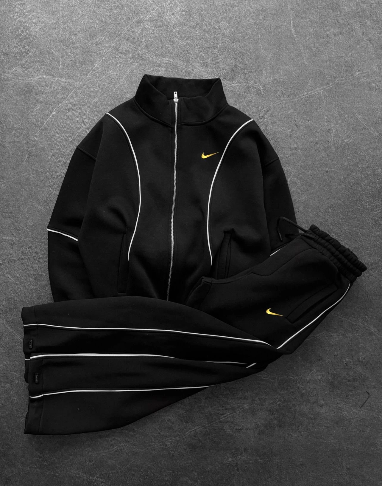 SİYAH ÇİZGİLİ GOLD NIKE TAKIM (SC604)