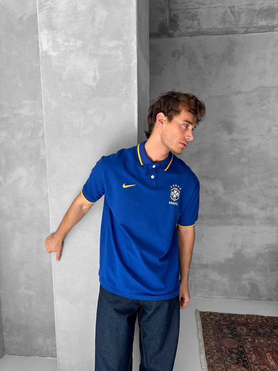 MAVİ YAKA BRASIL TSHIRT