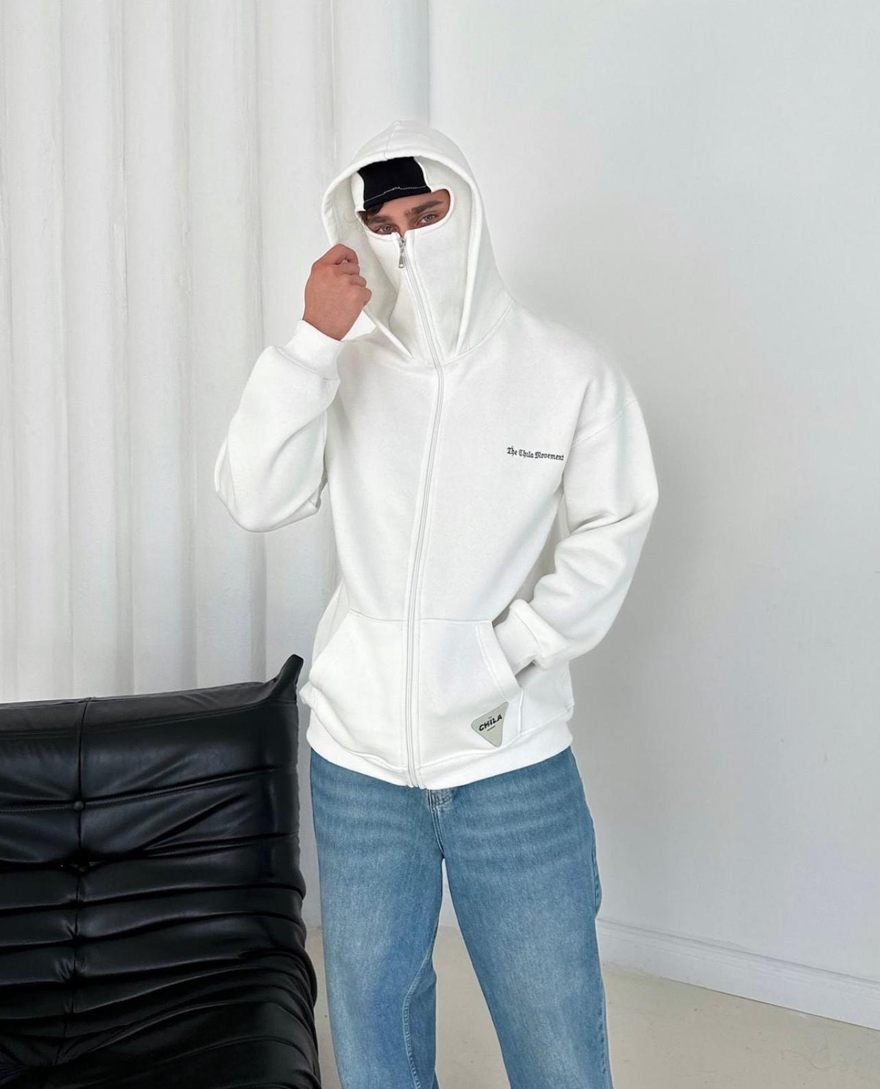 BEYAZ CHL MASKE SWEAT (SC458)