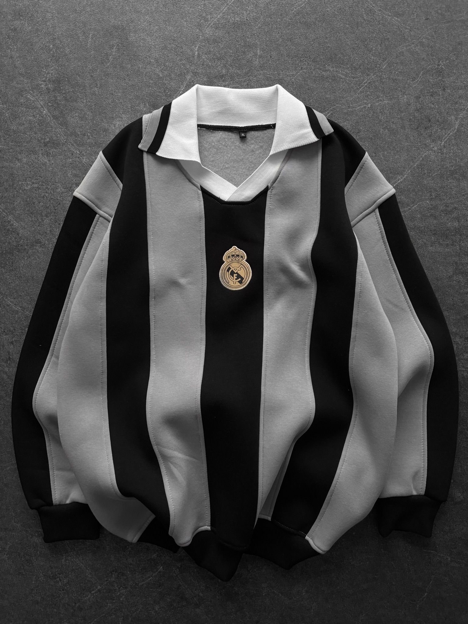 SİYAH V YAKA REAL SWEAT (SC474)