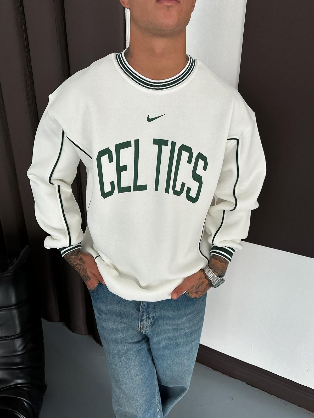 BEYAZ CELTICS SWEAT (SC512)