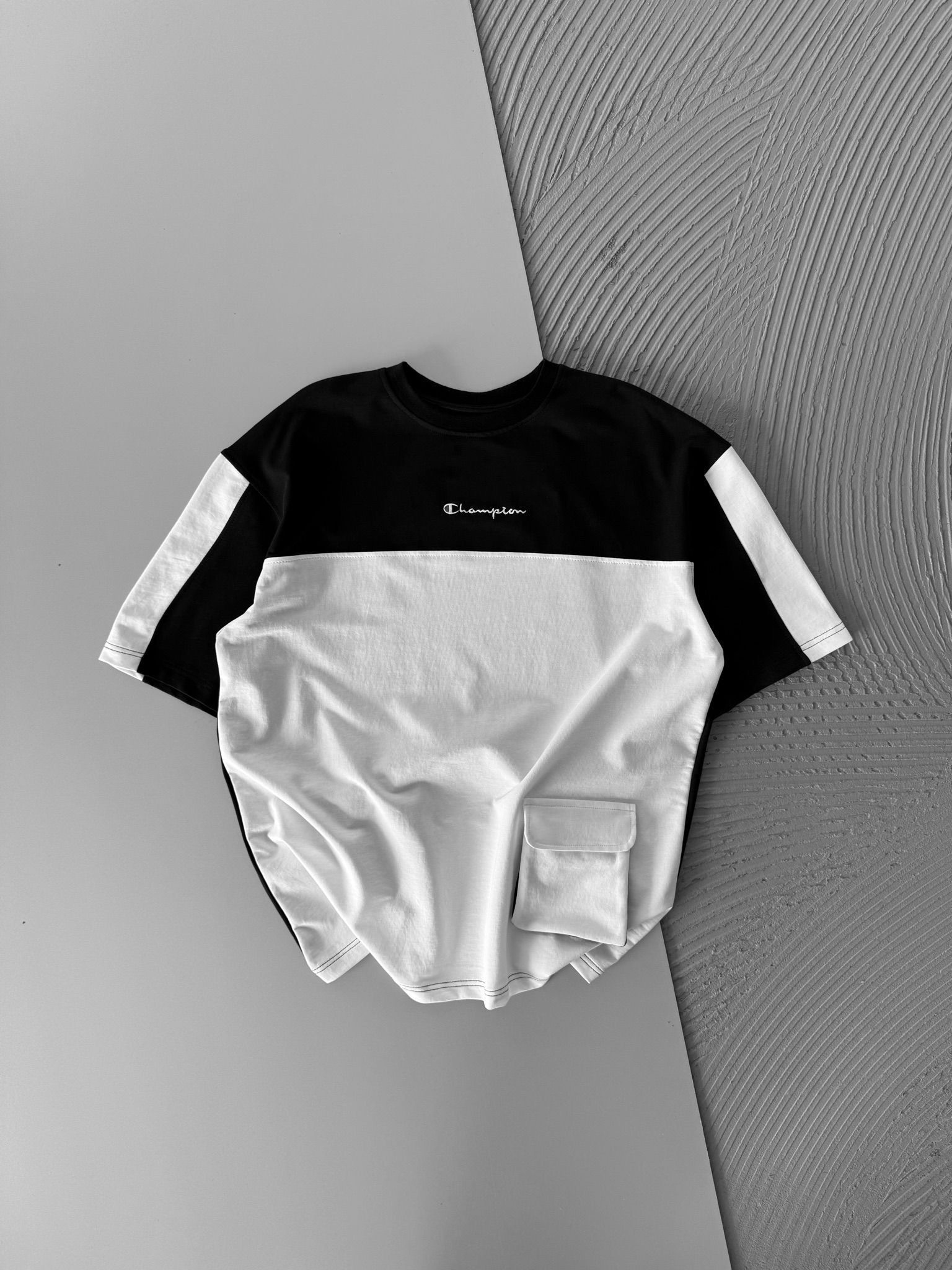 SİYAH CHAMPION TSHIRT