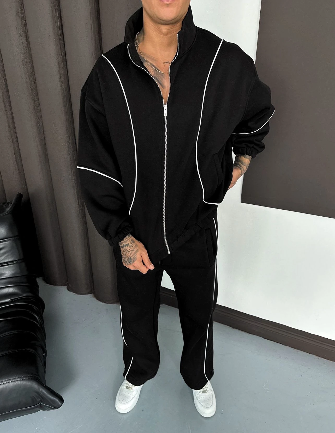 SİYAH ÇİZGİLİ TAKIM (SC578)