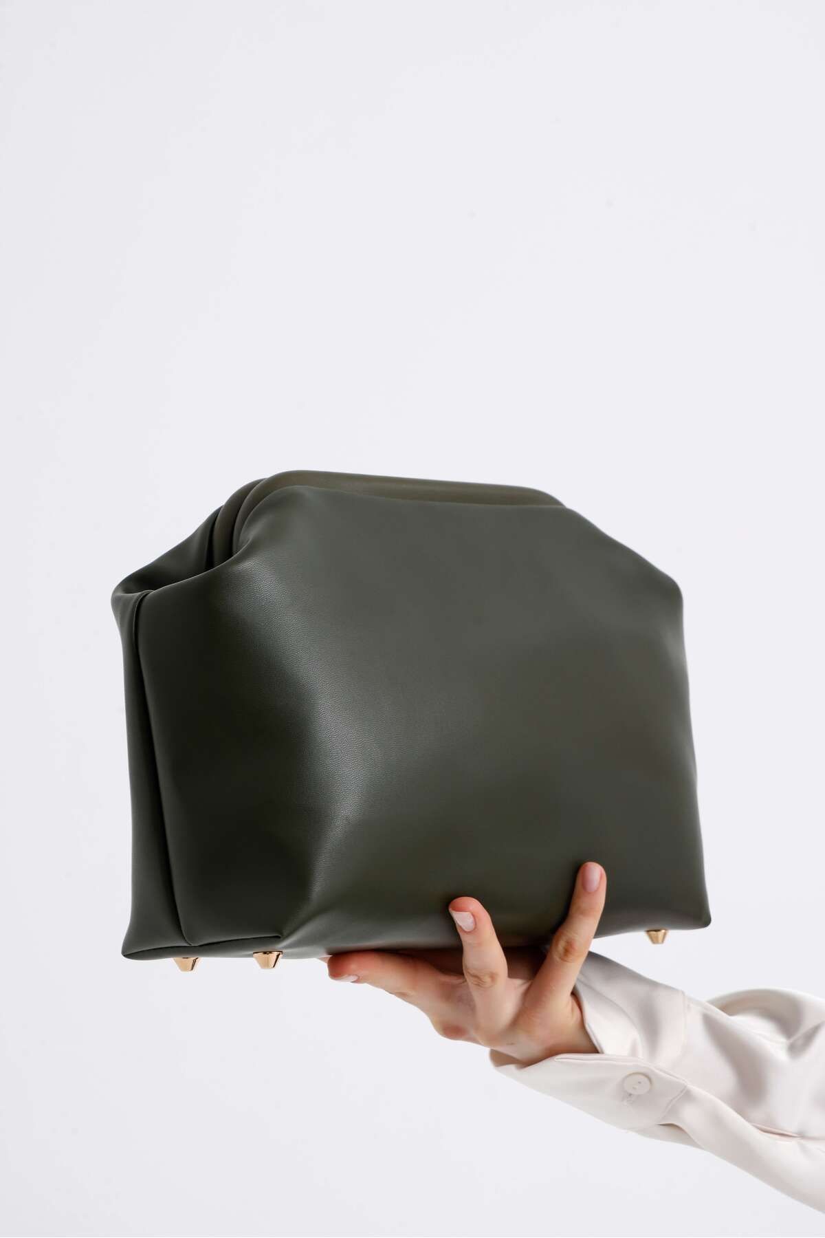 DERİ CLUTCH EL ÇANTASI