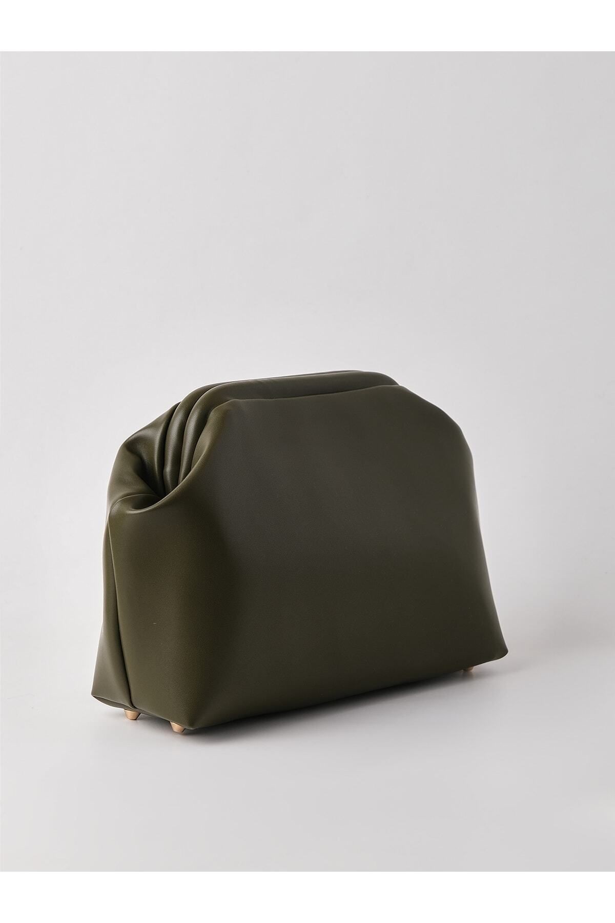 DERİ CLUTCH EL ÇANTASI